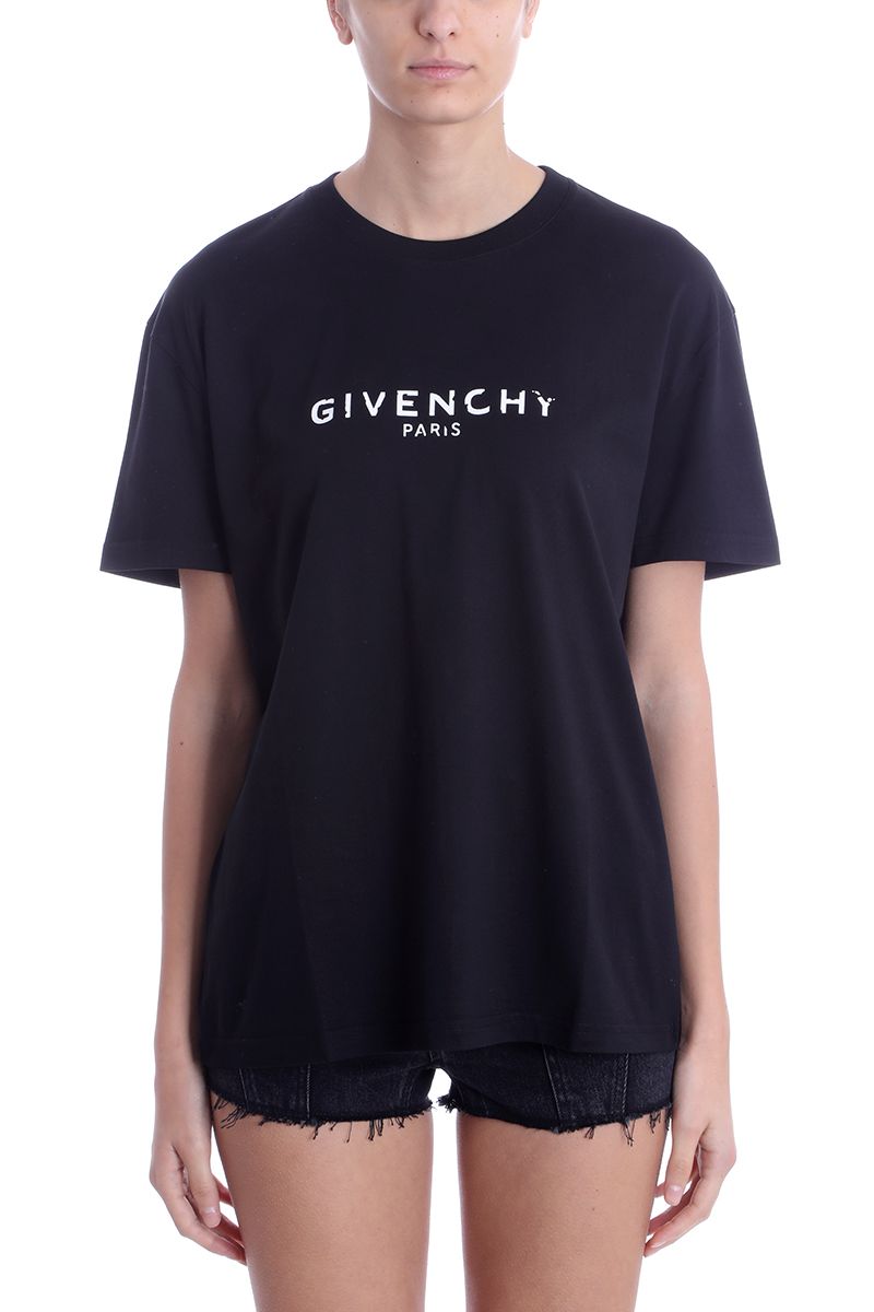 Givenchy Logo Cotton Oversized T-shirt | ModeSens