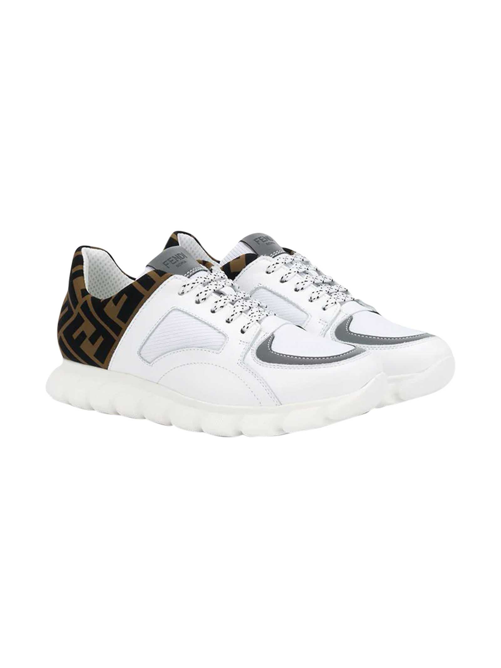 black and white fendi sneakers