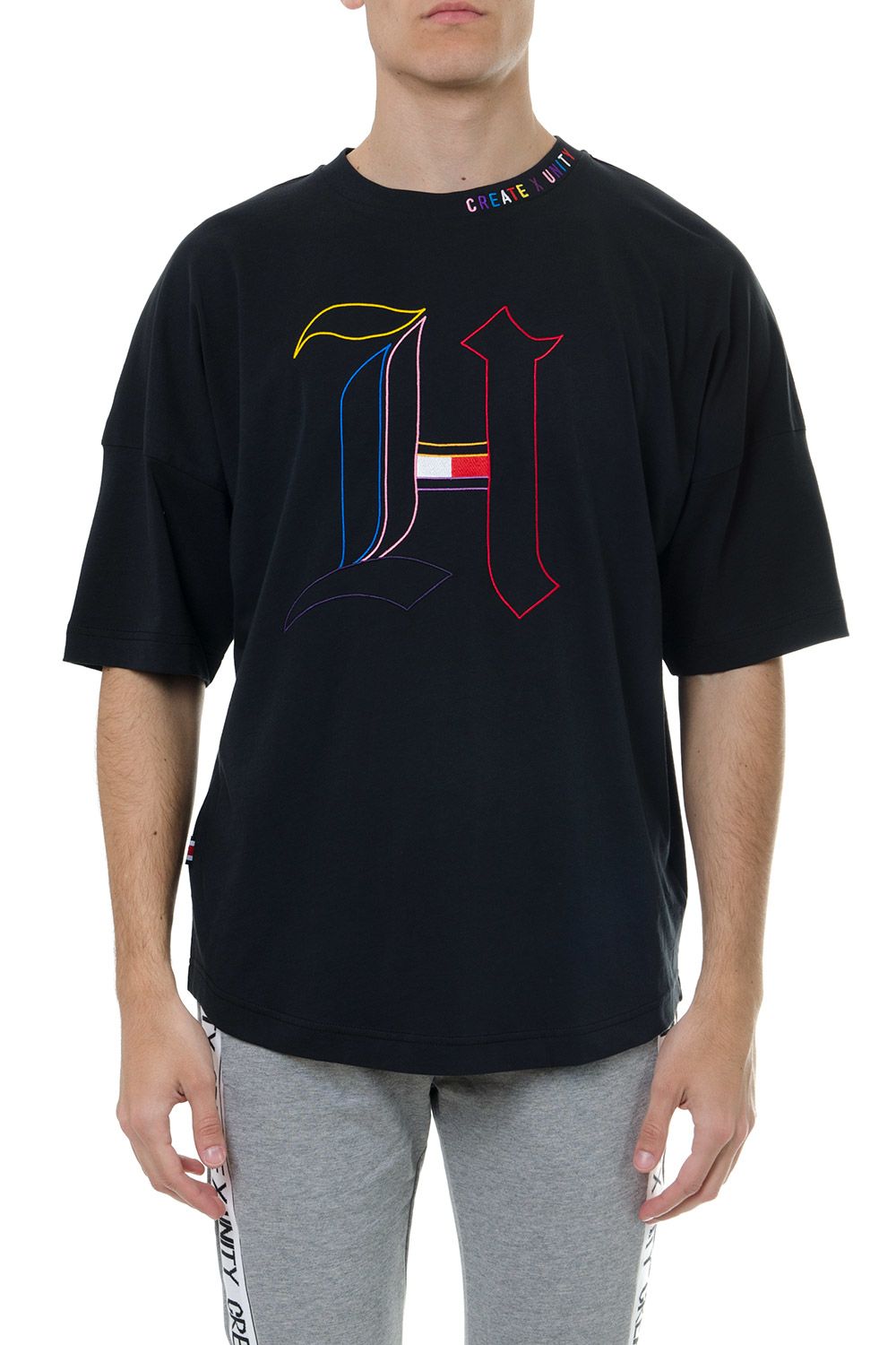 Hilfiger Black Lewis Hamilton Monogram T-shirt |