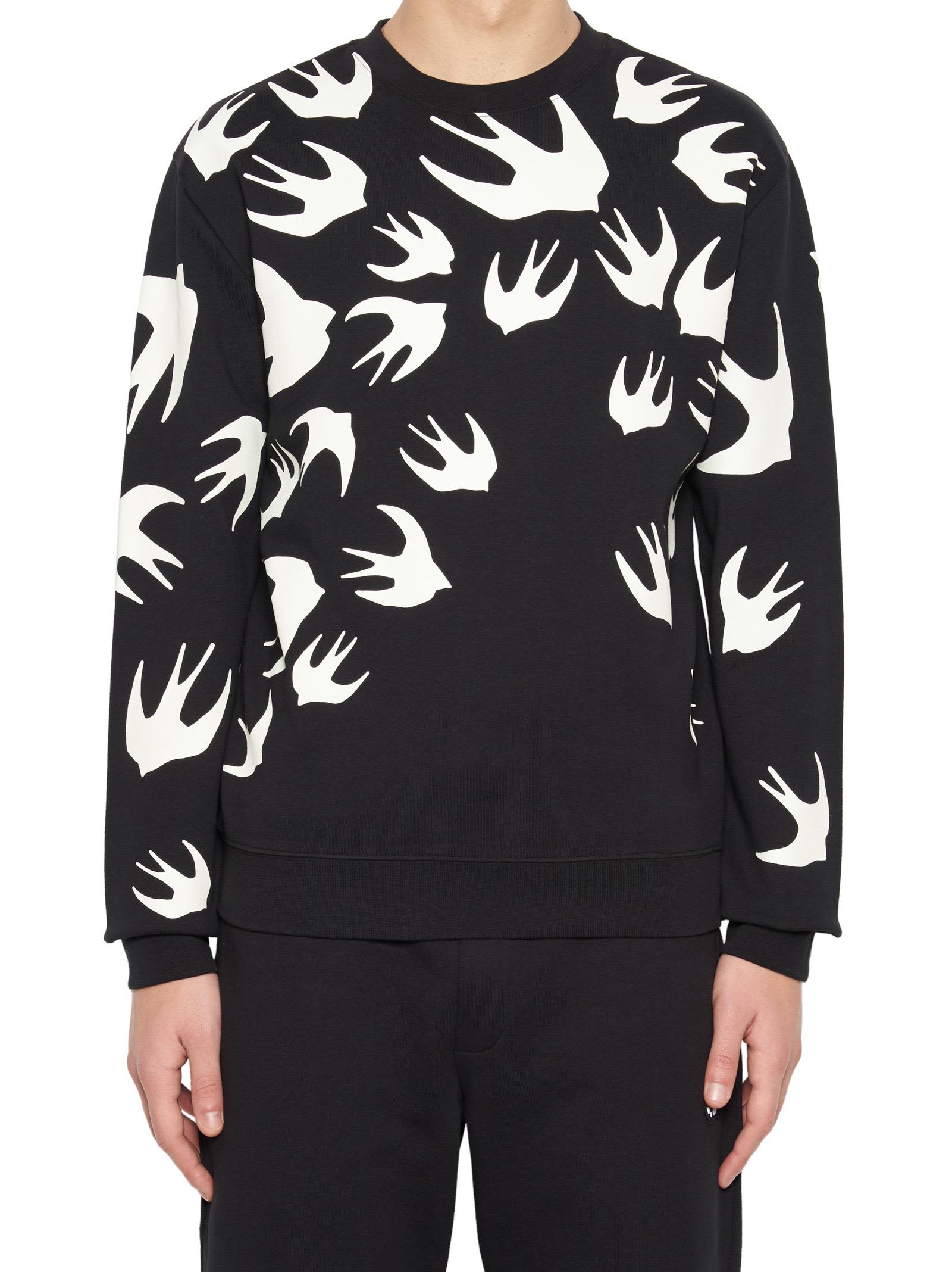 mcq swallow sweatshirt black