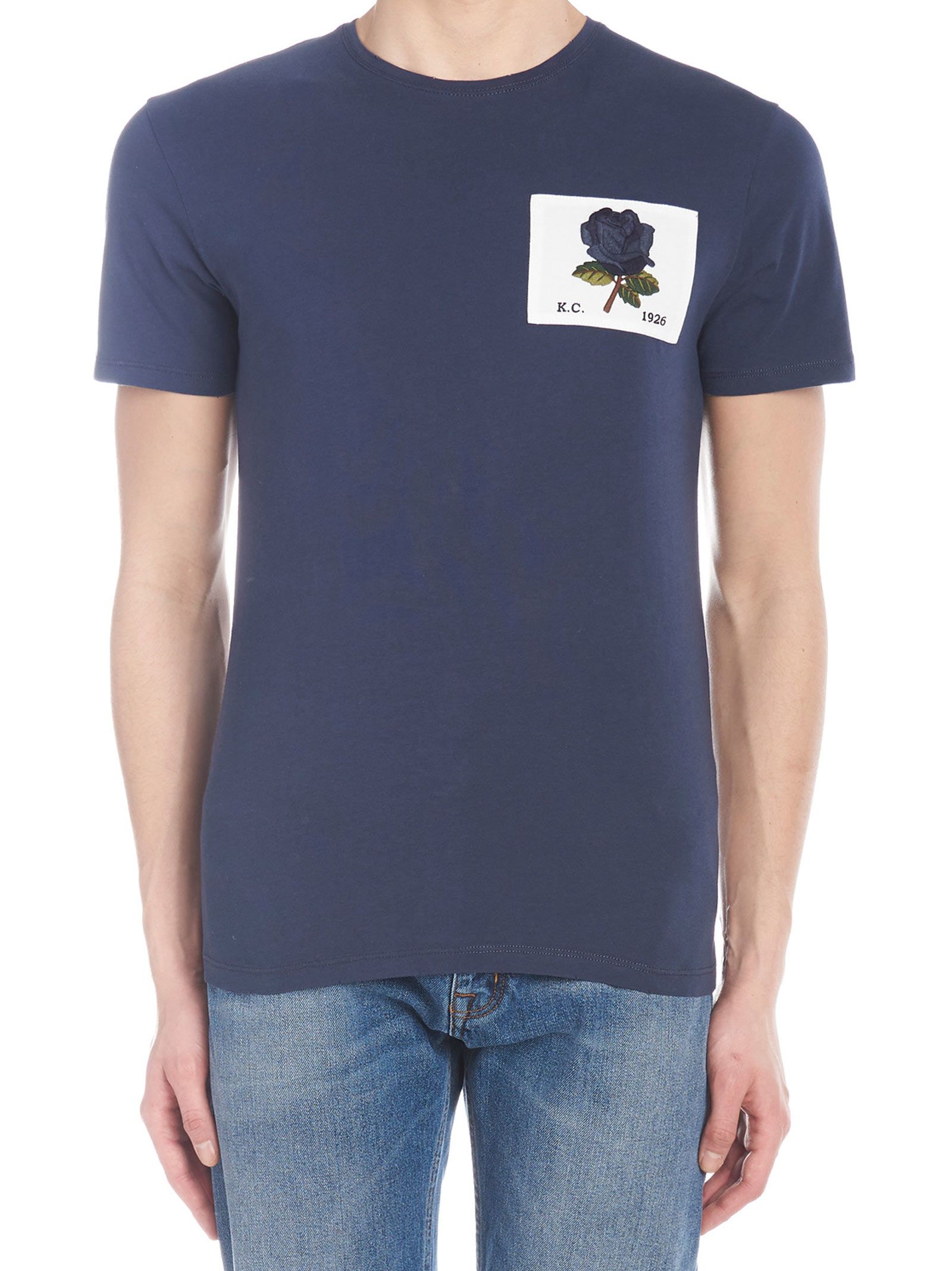 new rose t-shirt in blue