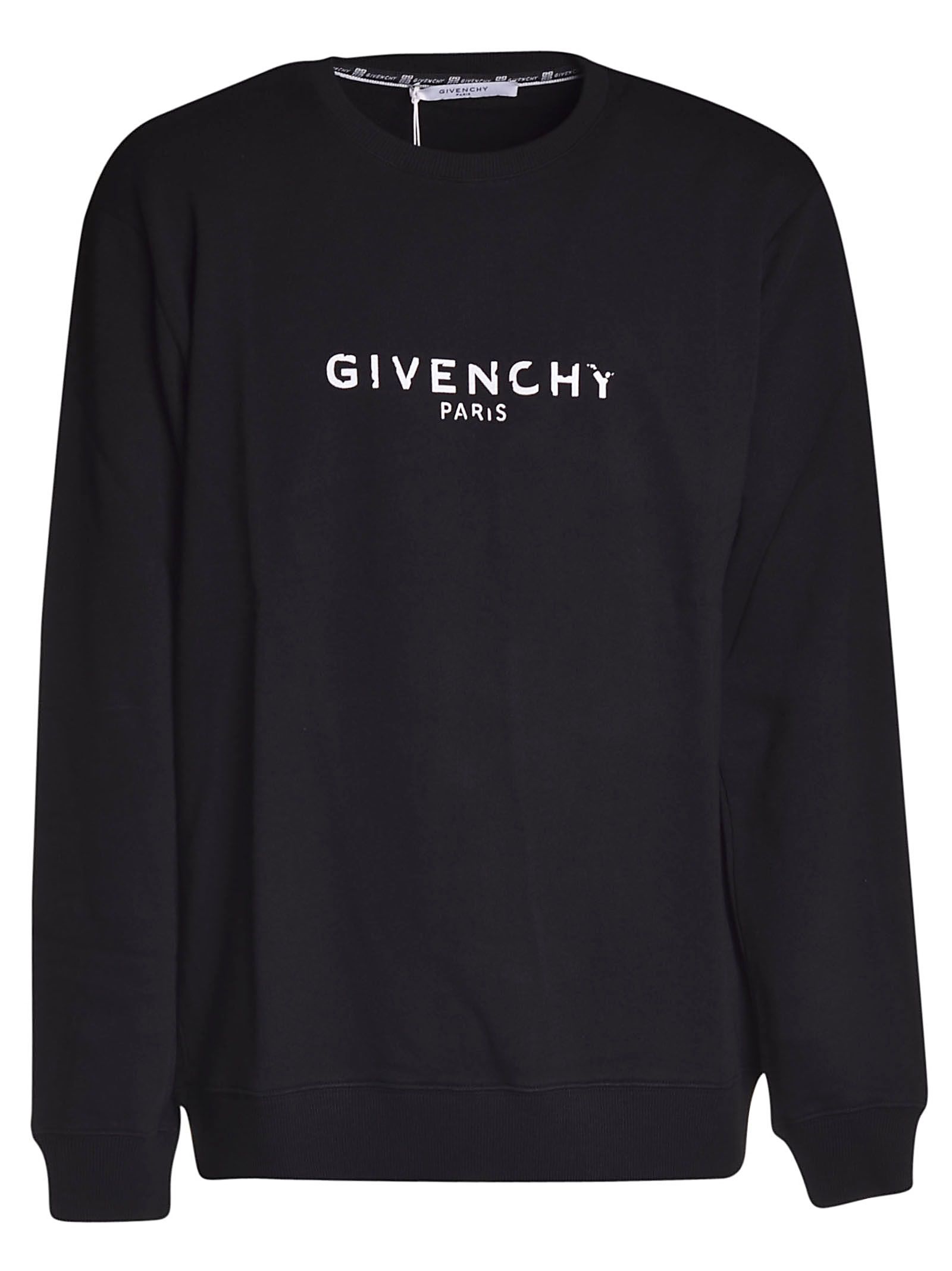 Givenchy Givenchy Vintage Logo Sweatshirt - Black - 10851619 | italist