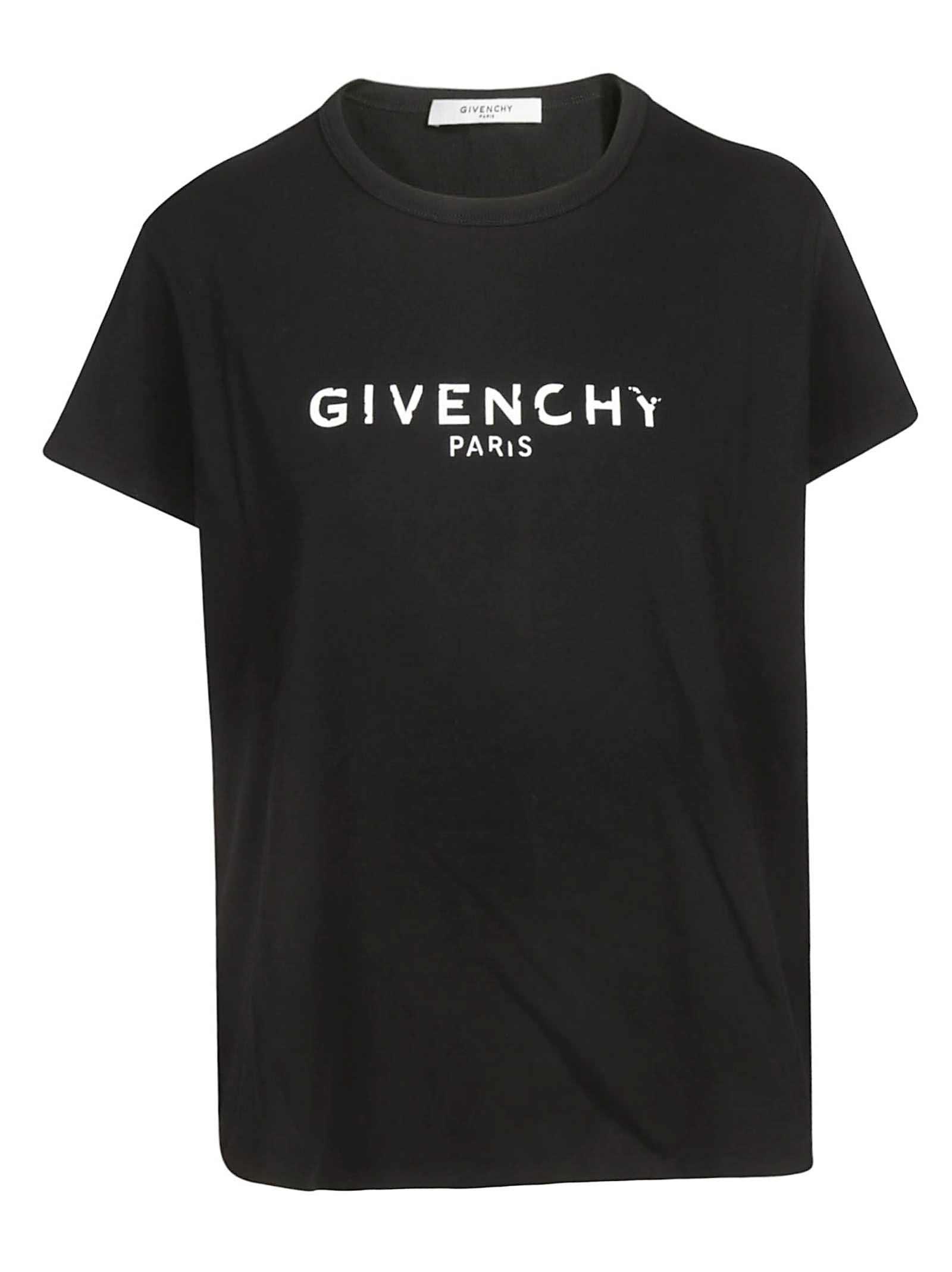 Givenchy Givenchy Logo Print T-shirt - Black - 10810542 | italist
