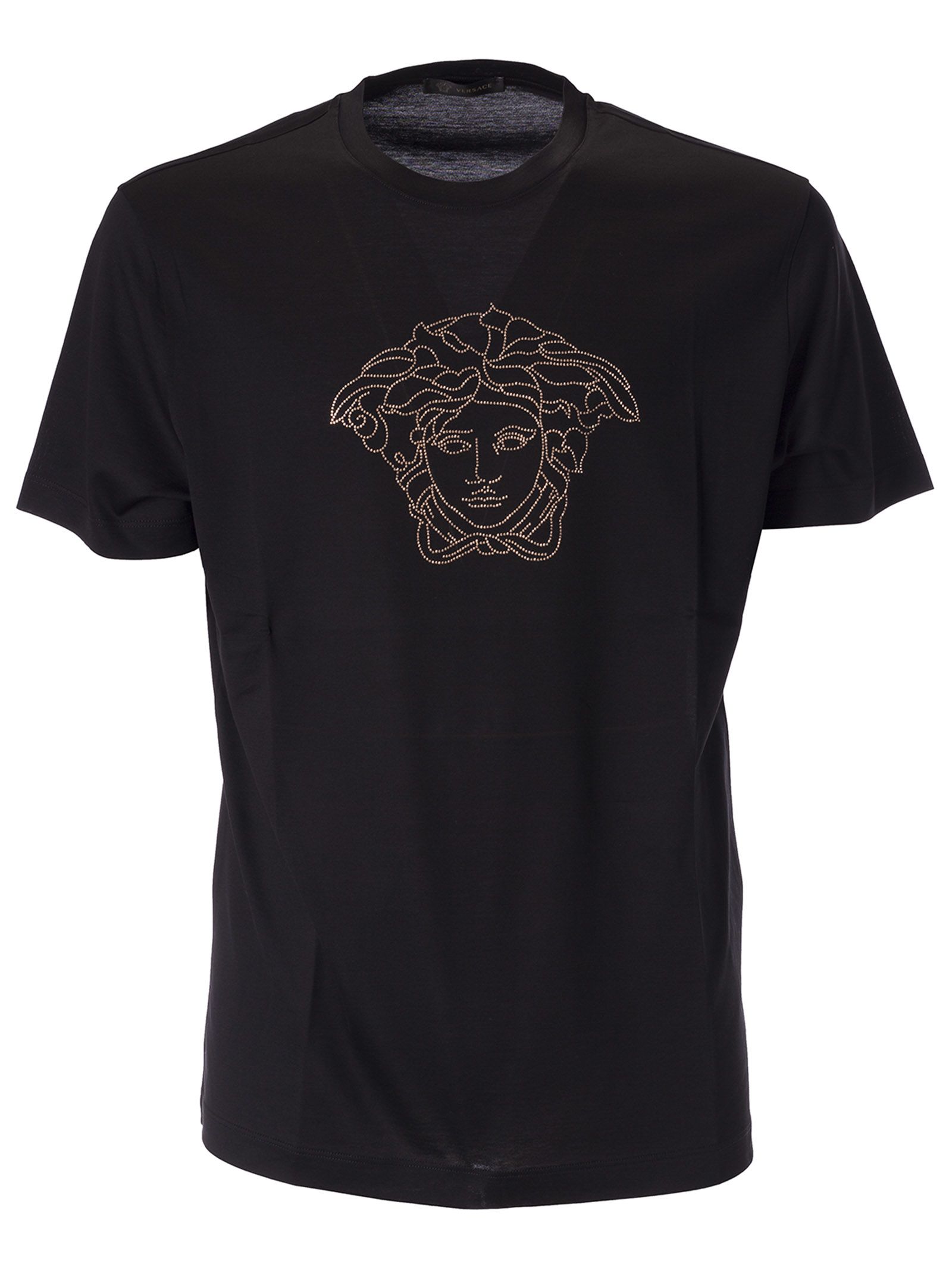 Versace Medusa Head T-shirt In Nero/oro | ModeSens