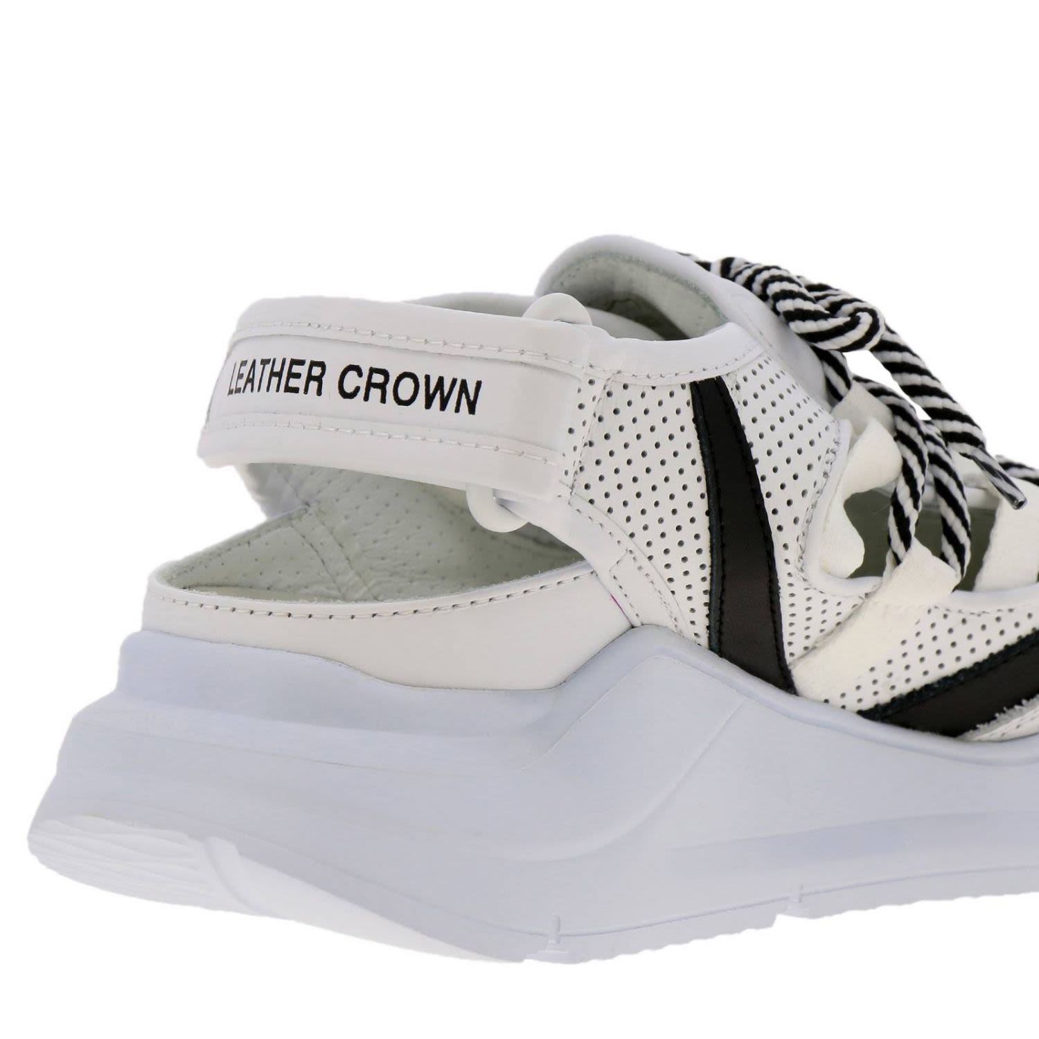 sneakers leather crown online