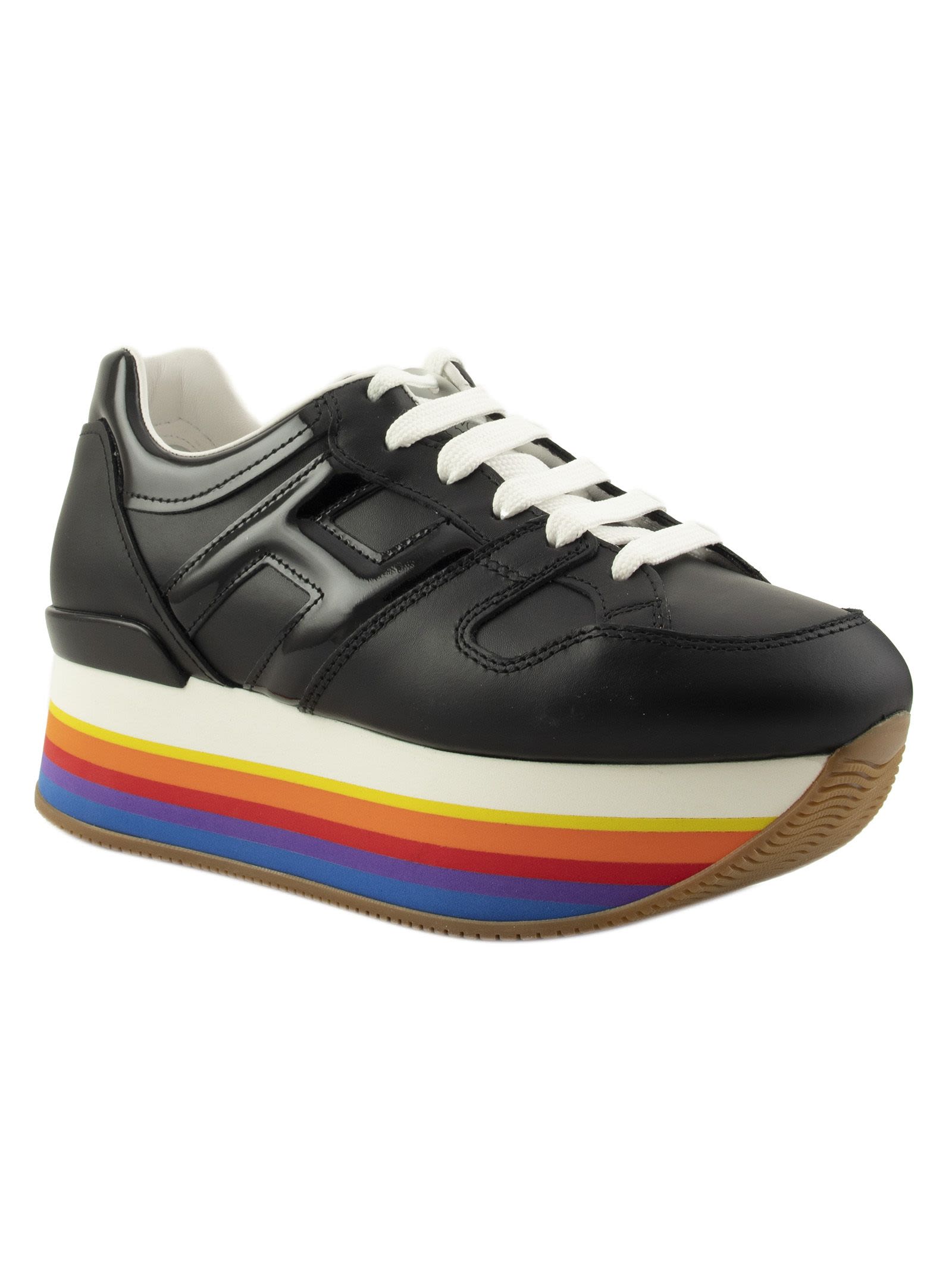 Hogan Hogan Rainbow Platform Sneakers - Black/Multicolor - 10926586 ...