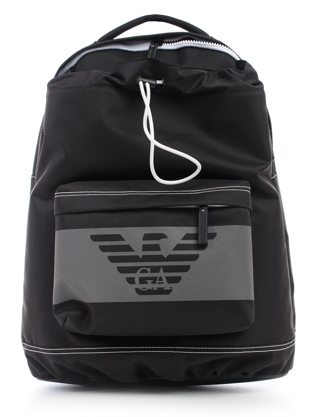 Emporio Armani Emporio Armani Logo Backpack - Black - 10824675 | italist