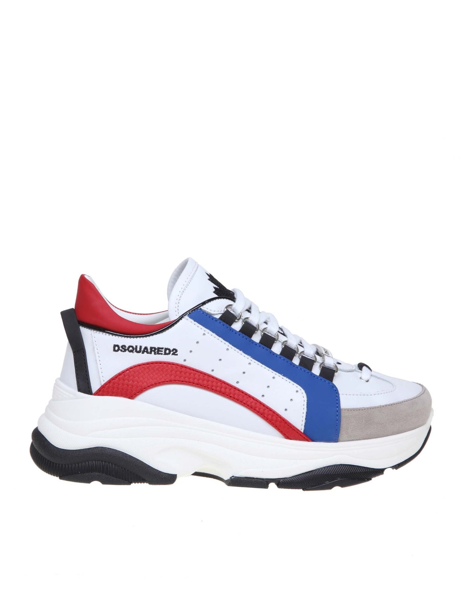 DSQUARED2 DSQUARED SNEAKERS BUMPY 551 MULTICOLORED LEATHER,10992027