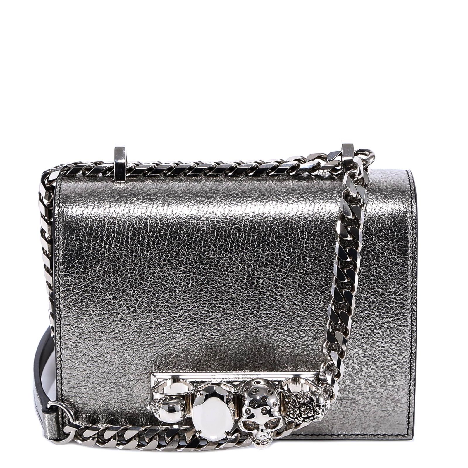 alexander mcqueen small jewelled satchel