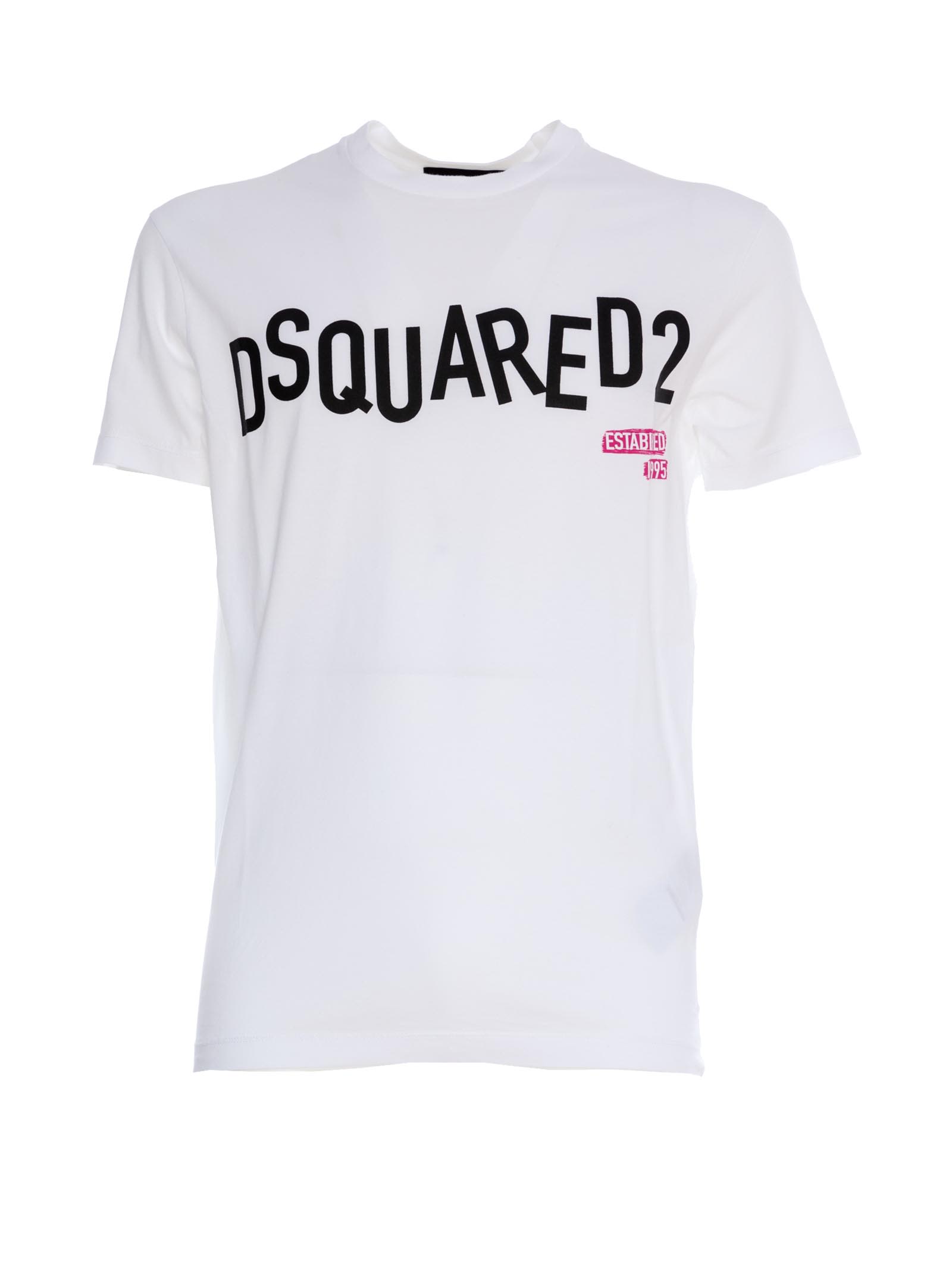 Dsquared2 Dsquared2 Dsquared Logo Print T-shirt - WHITE - 10840211 ...