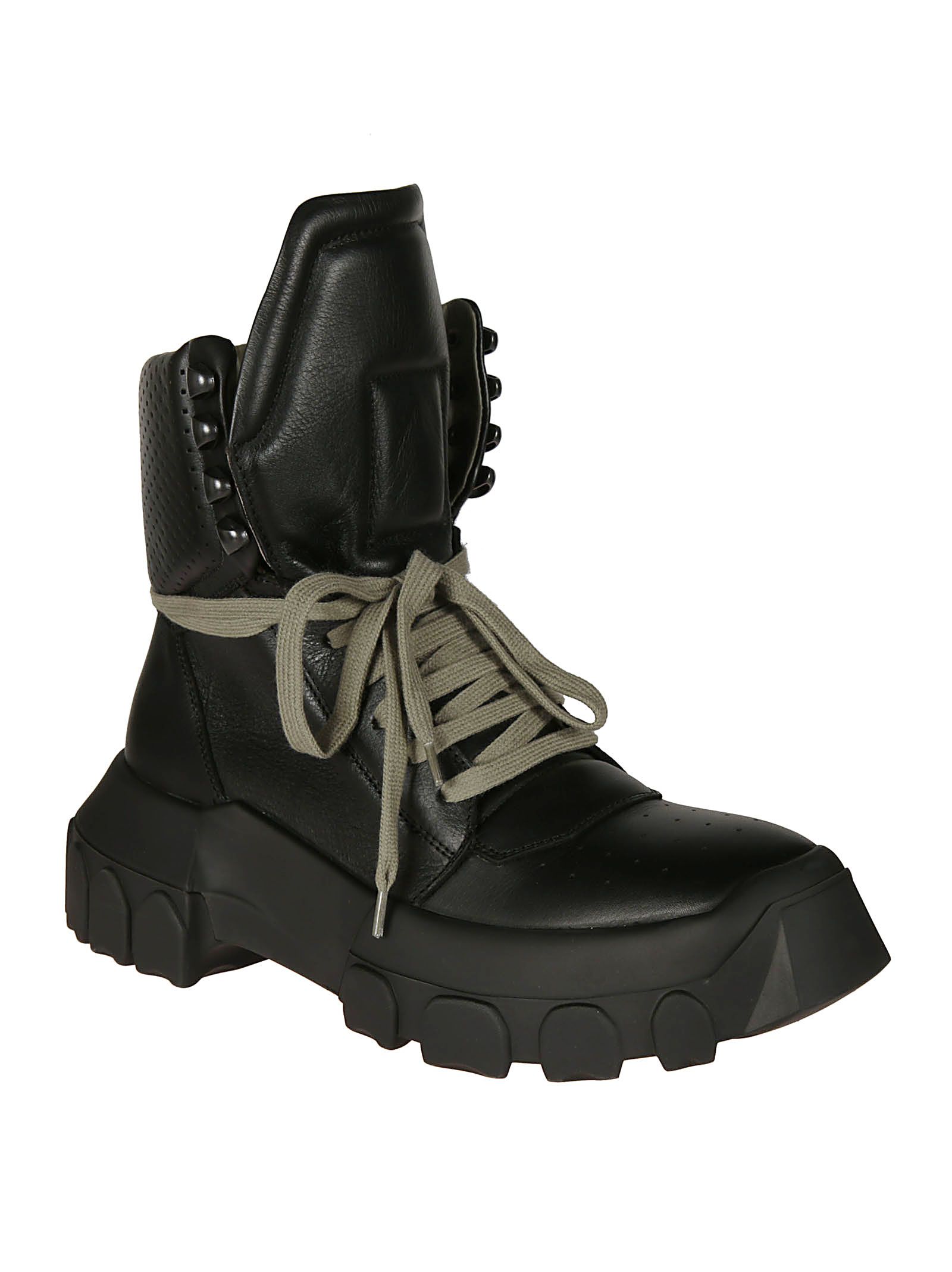 Rick Owens Rick Owens Oversized Lace-up Boots - black - 10676647 | italist