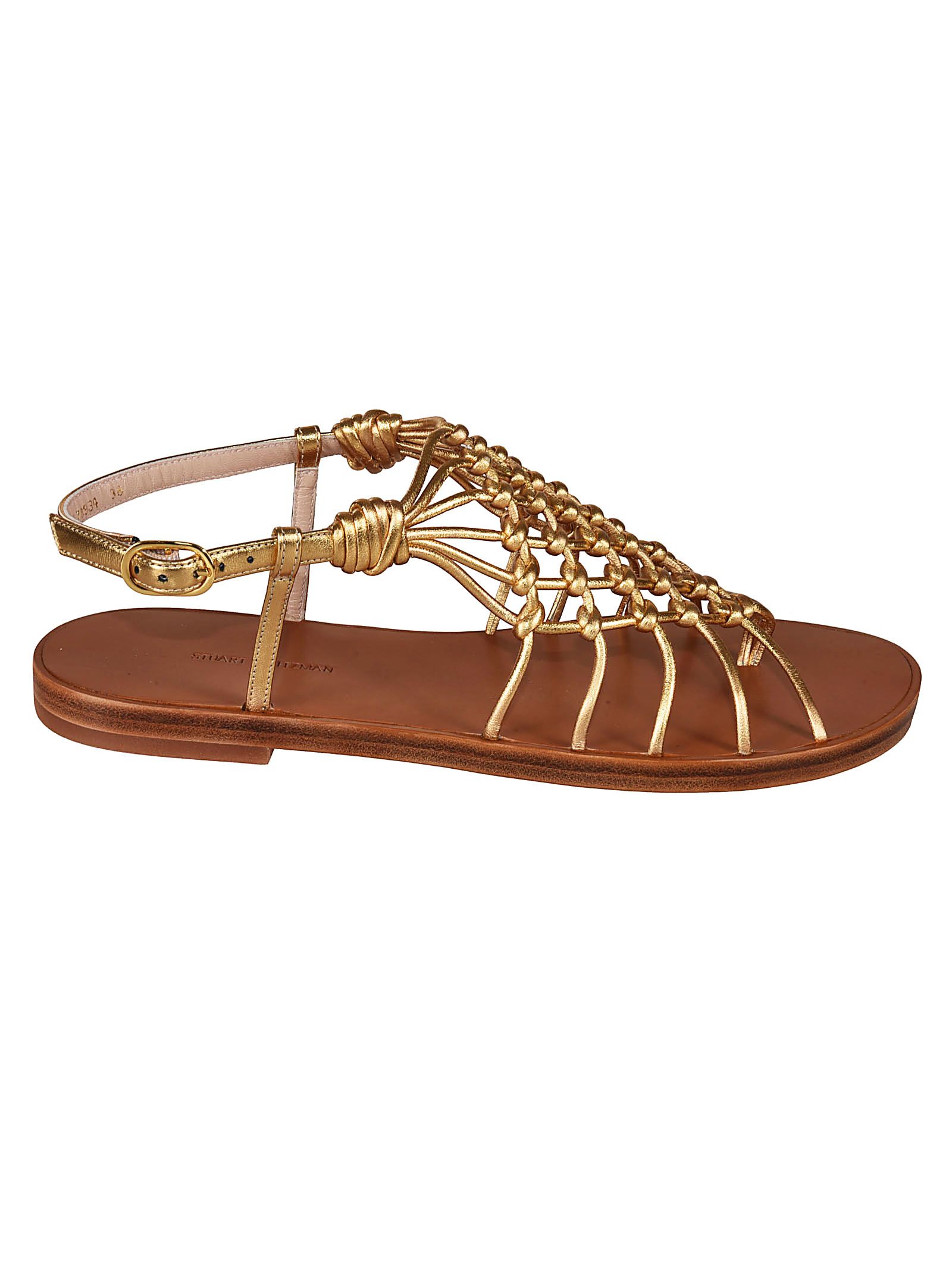 Stuart Weitzman Stuart Weitzman Seaside Flat Sandals - Gold - 10894061