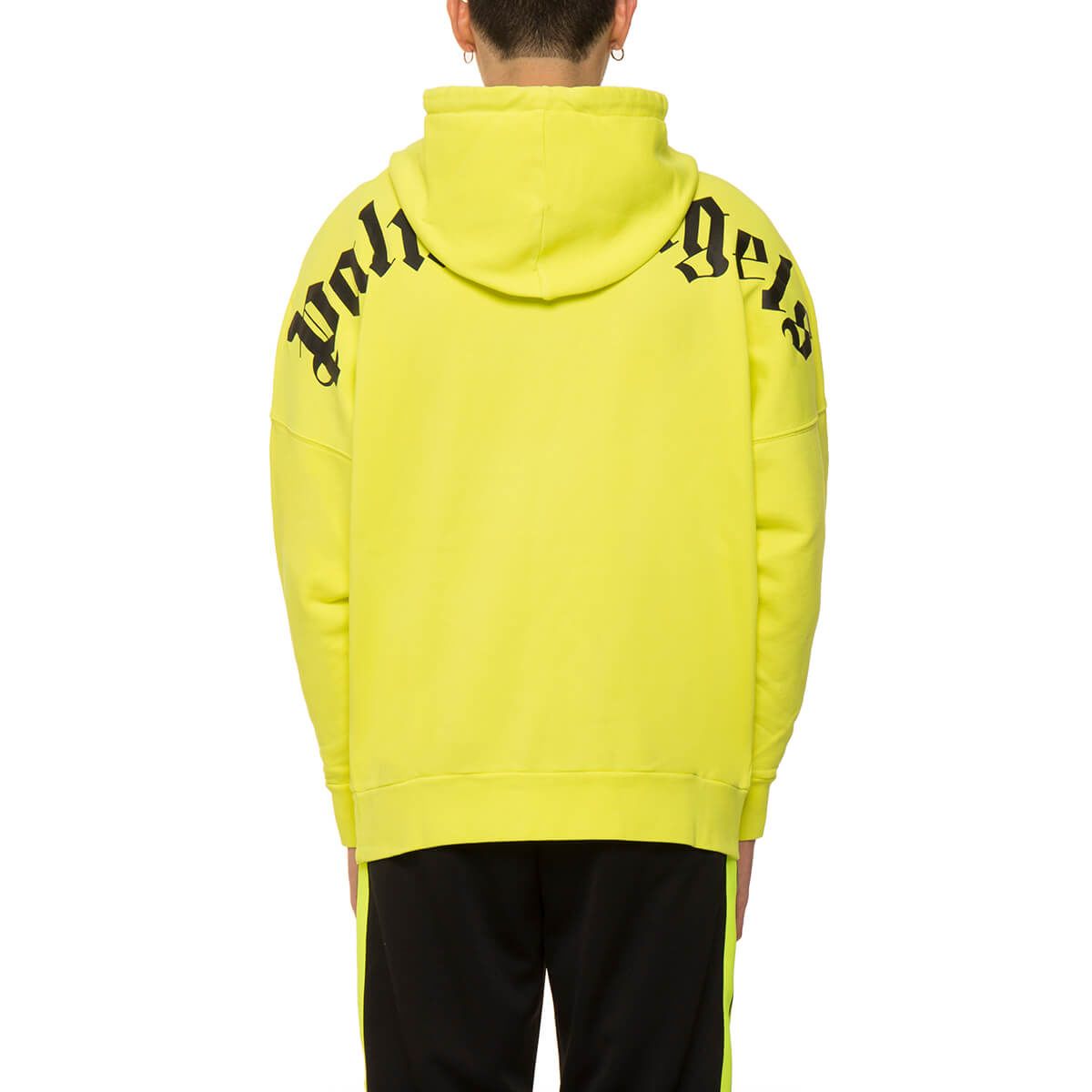 Palm Angels Palm Angels Logo Over Hoodie - Yellow - 10912016 | italist