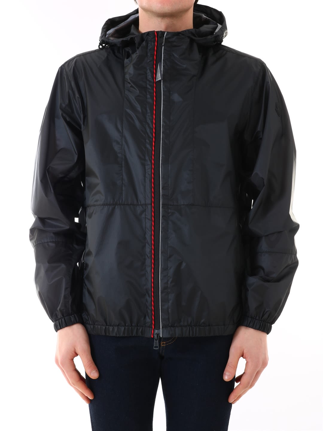 Moncler Black Hooded Jacket | ModeSens