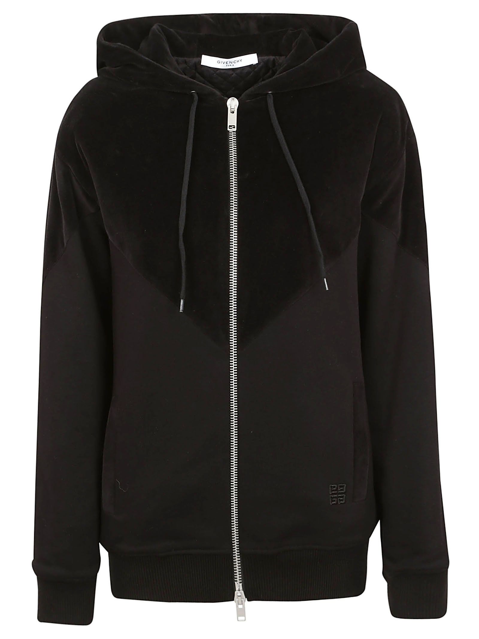 Givenchy Givenchy Zip-up Hoodie - Black - 10673361 | italist