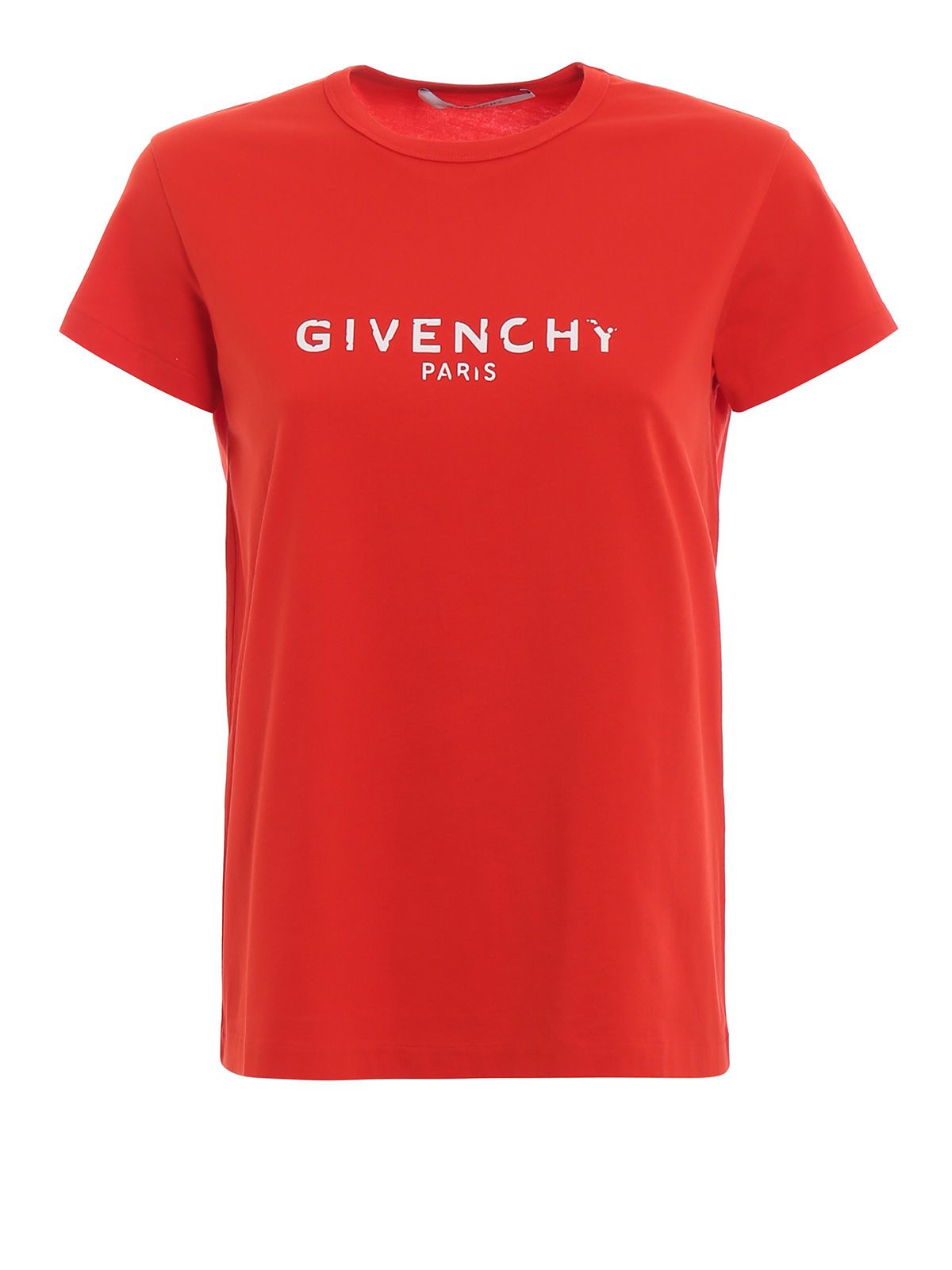 Givenchy Givenchy Logo T-shirt - Red - 10791443 | italist