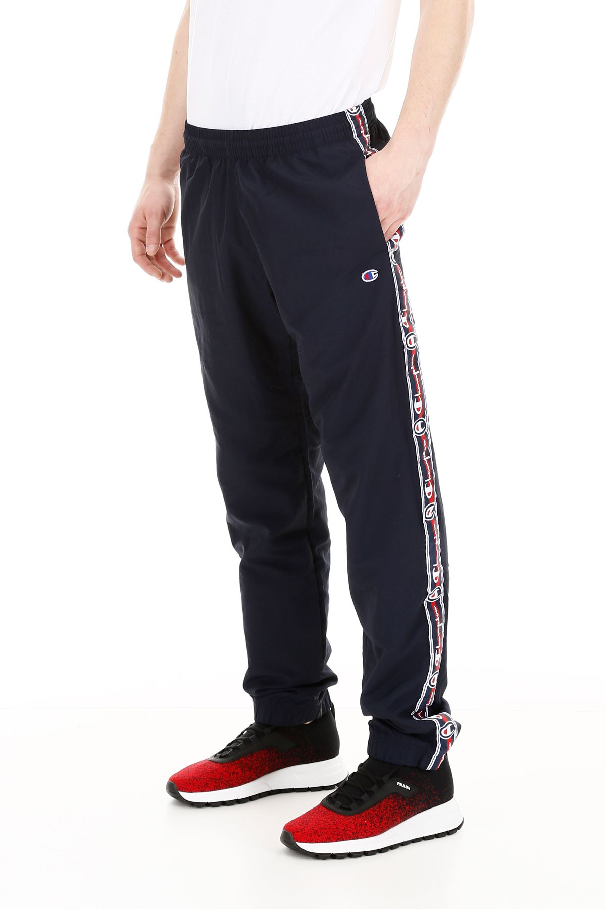 Champion Champion Joggers With Side Logo - NNY NAVY (Blue) - 10922932 ...