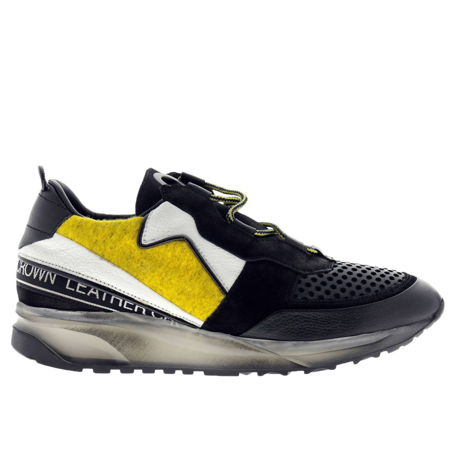 sneakers leather crown online