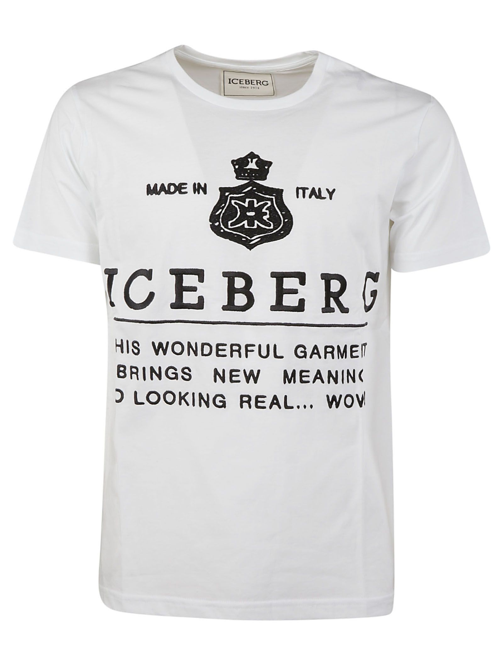 Iceberg Iceberg Logo Print T-shirt - White - 10914375 | italist