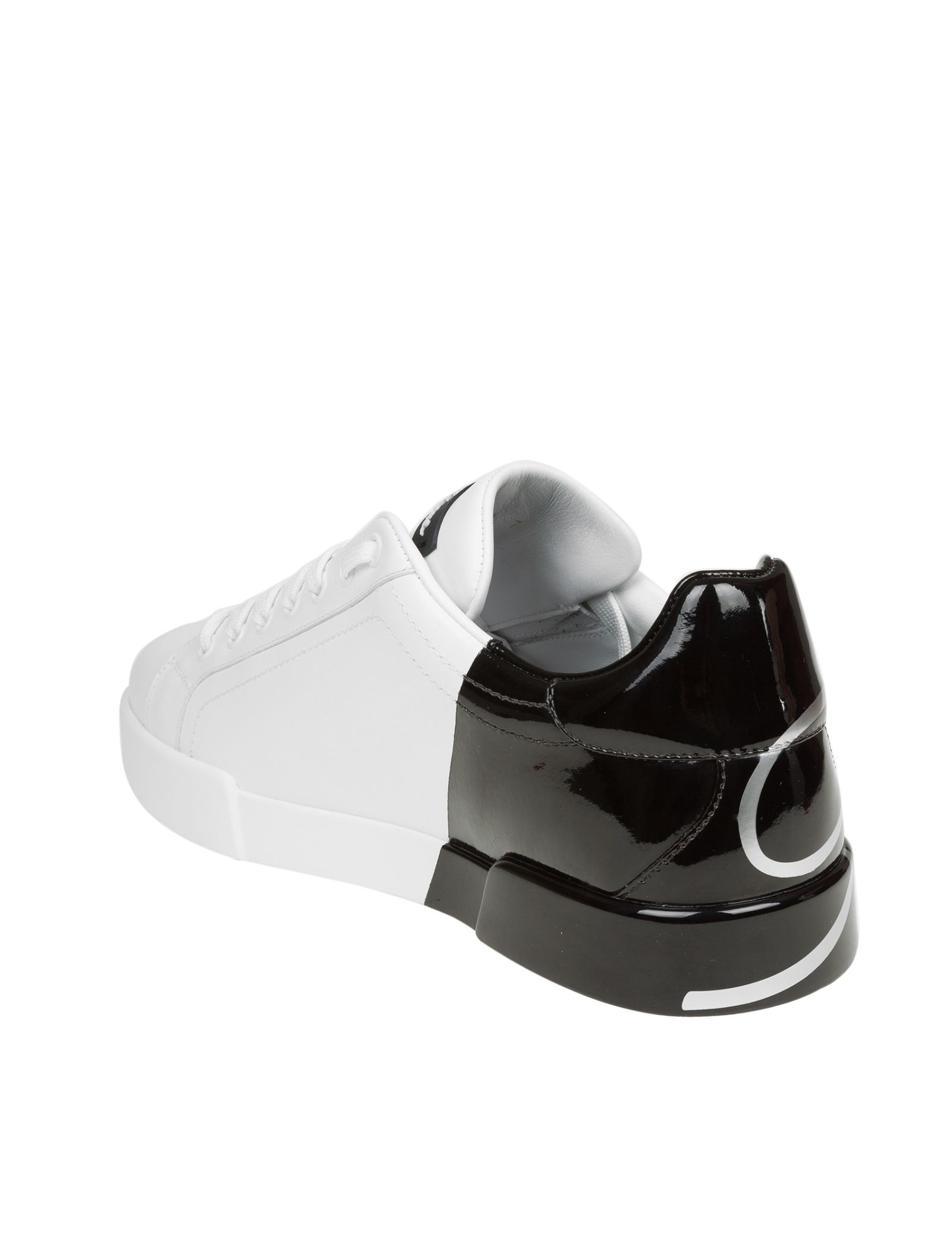 dolce & gabbana black and white shoes