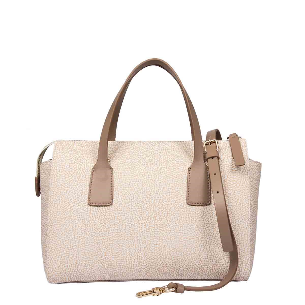 Borbonese Borbonese Medium Graffti Handbag - Basic - 10817501 | italist