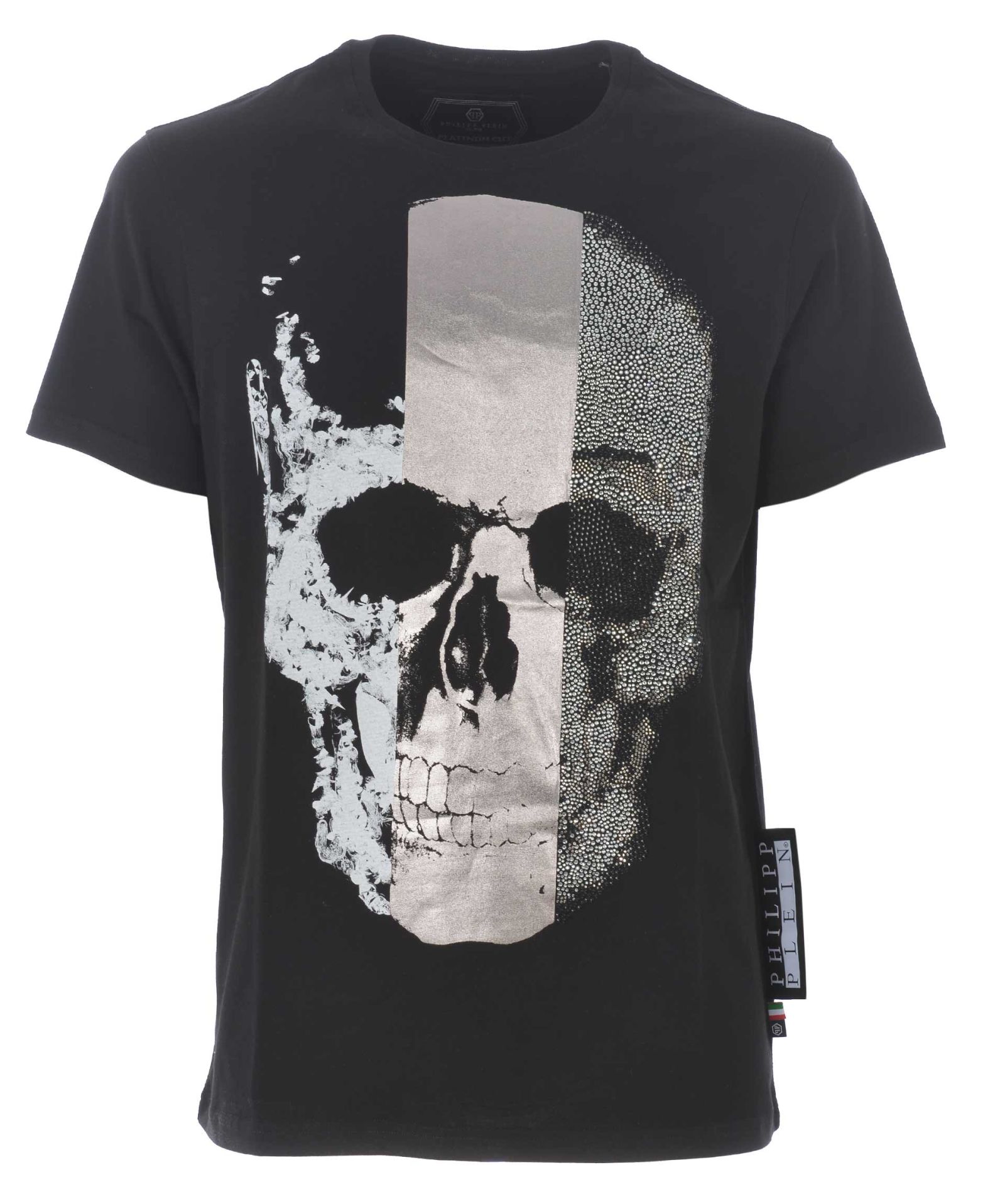 Philipp Plein Philipp Plein Platinum Skull Print T-shirt - Black ...