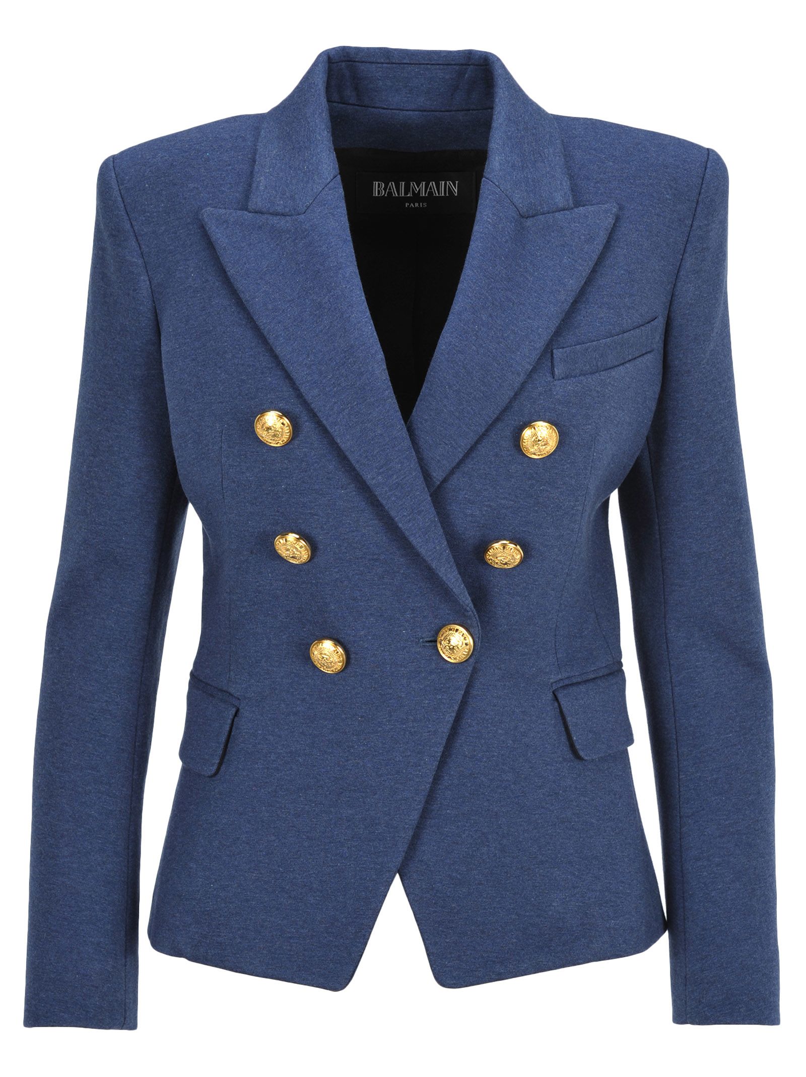 Balmain Balmain 6 Buttons Jacket - BLUE JEANS - 10816106 | italist