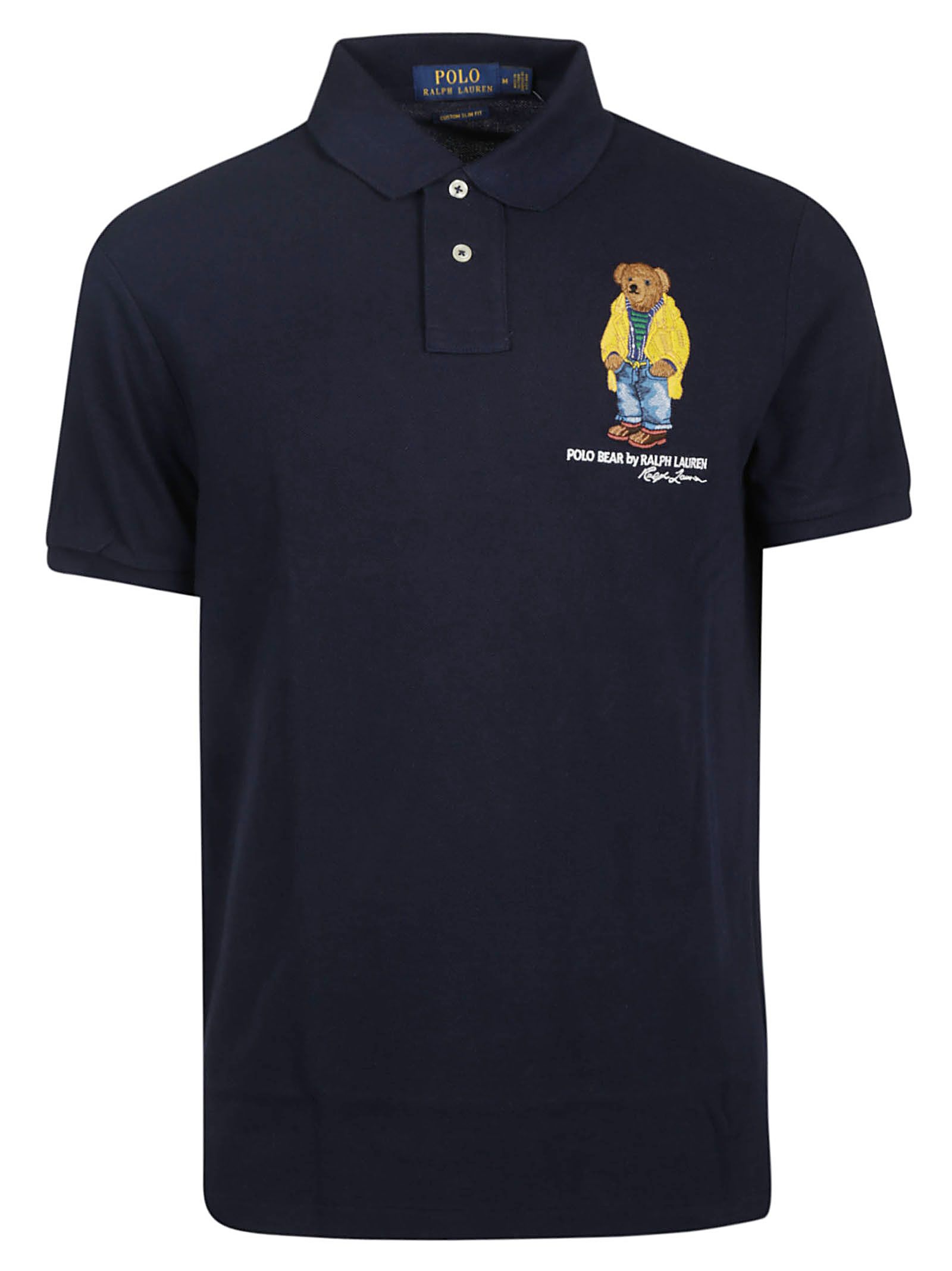 Ralph Lauren Ralph Lauren Bear Print Polo Shirt - Navy - 10811723 | italist