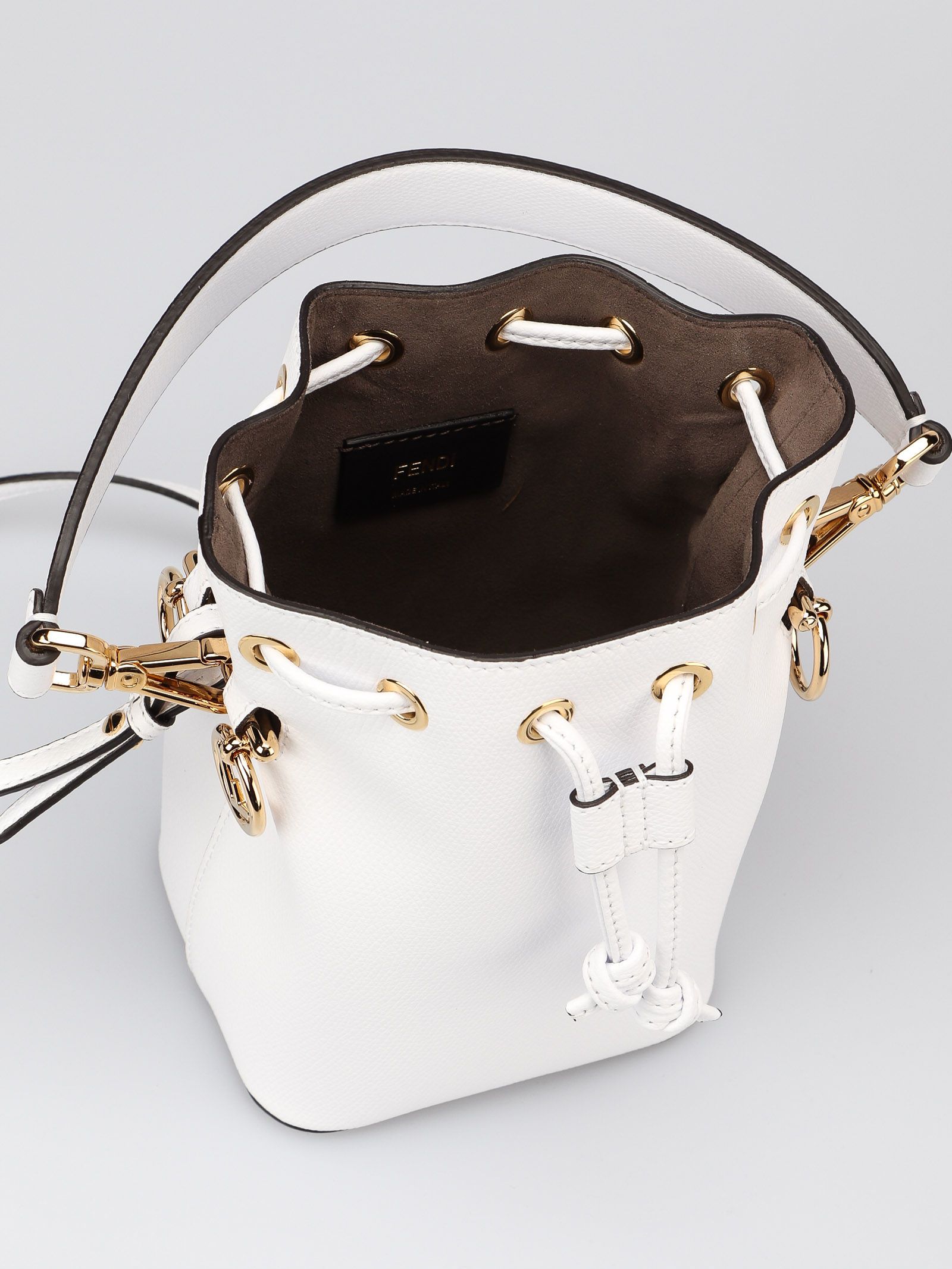 Fendi Fendi Mon Tresor Mini Bucket Bag - 1cb Bianco - 10803243 | italist