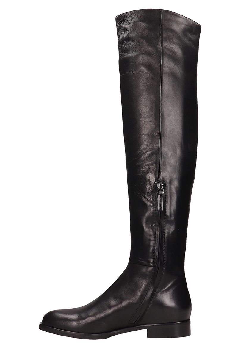 Julie Dee Julie Dee Black Leather Boots - black - 10748992 | italist
