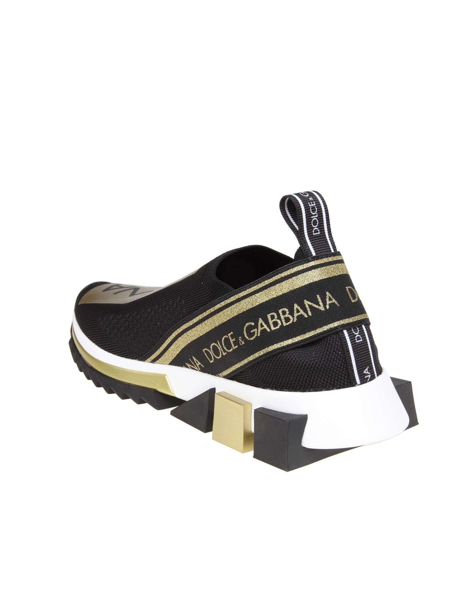 dolce and gabbana yellow and black sneakers