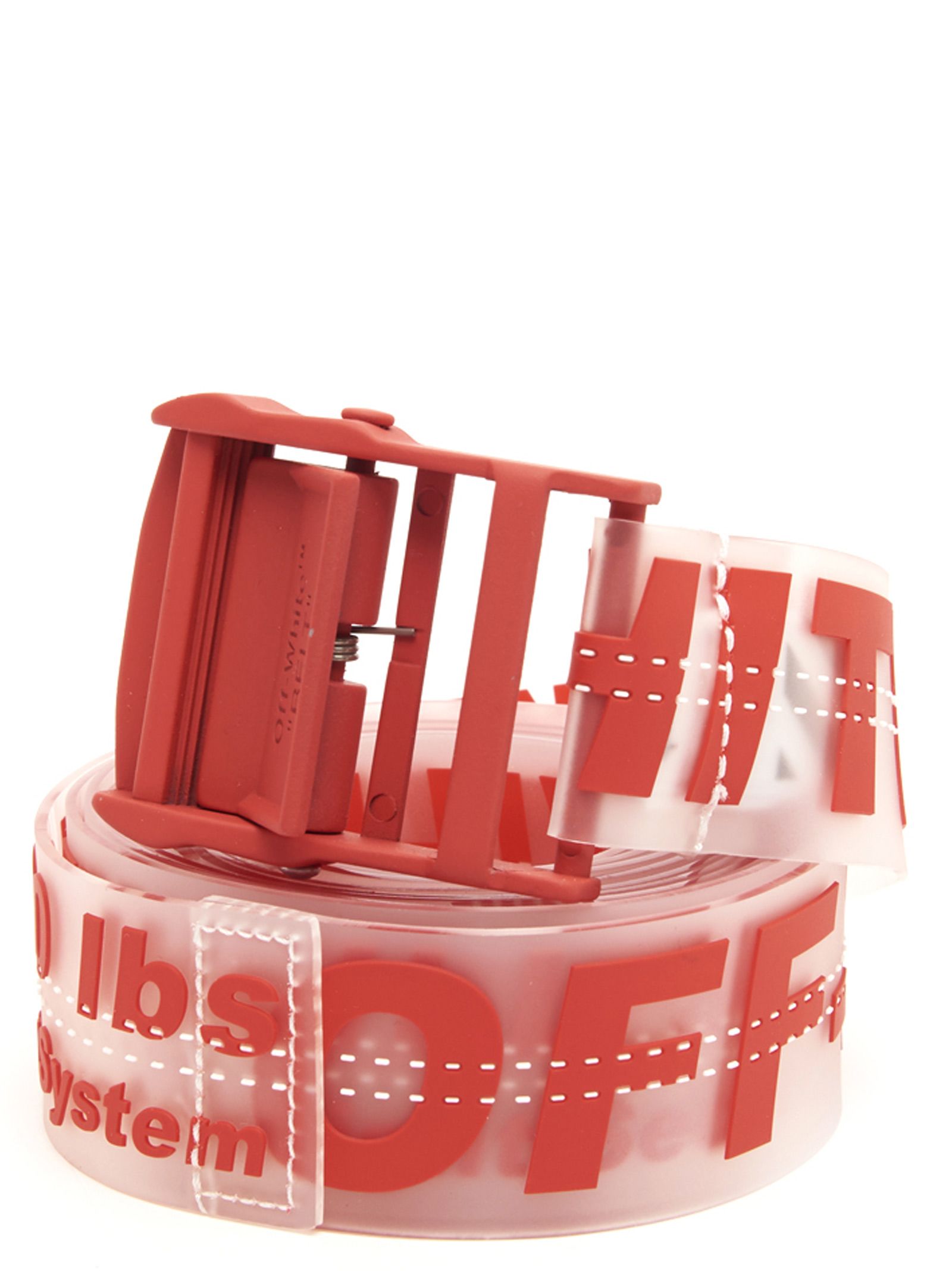 Off-White Off-white &#39;rubber Industrial&#39; Belt - Red - 10815317 | italist