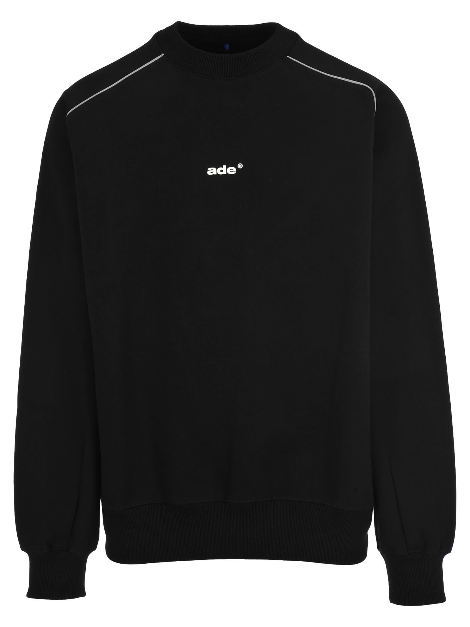 Ader Error Logo Print Sweatshirt In Black | ModeSens