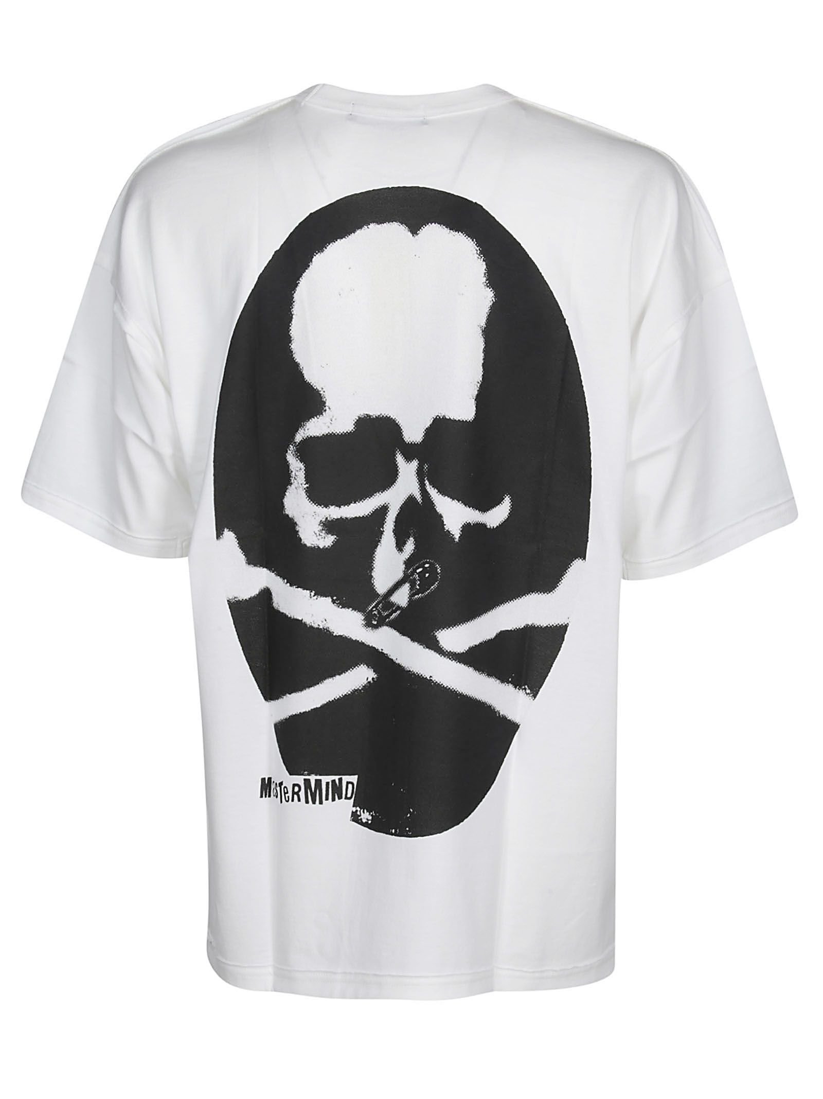 Mastermind Japan Mastermind Japan Skull Logo Print T-shirt - White ...
