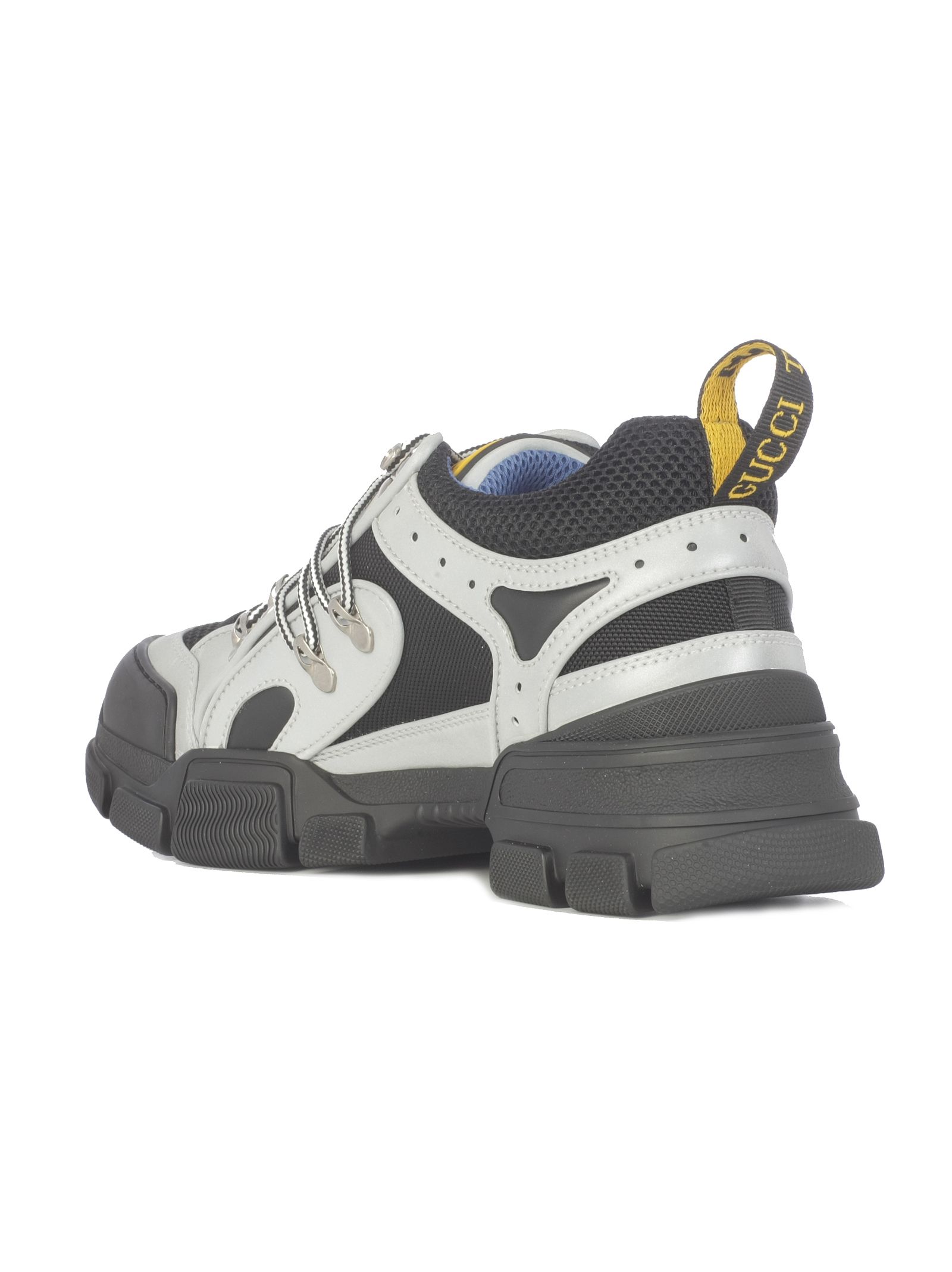 Gucci Gucci Flashtrek Hiking Sneakers - Silver Black - 10785198 | italist