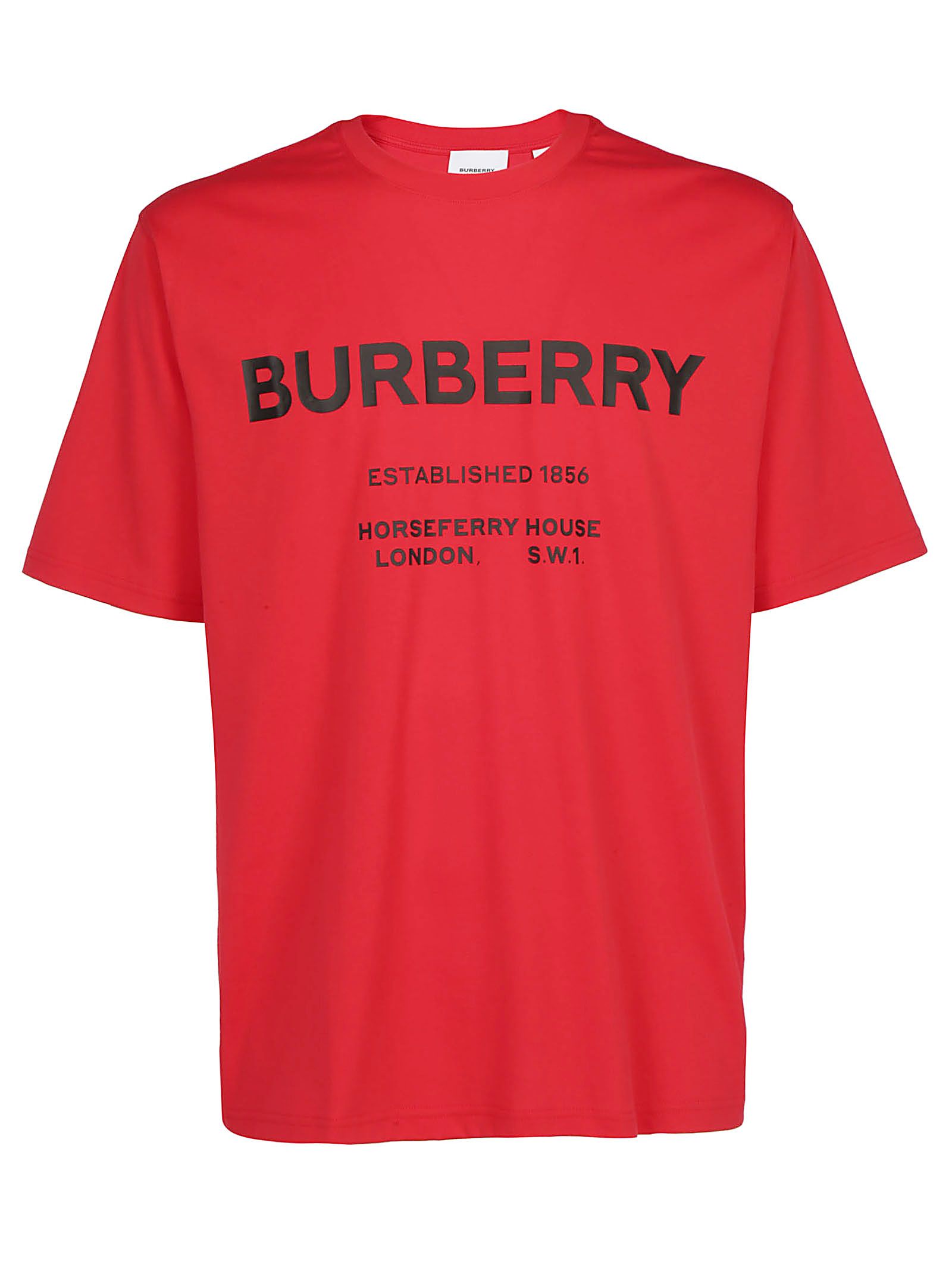 Burberry Murs T-shirt In Bright Red | ModeSens