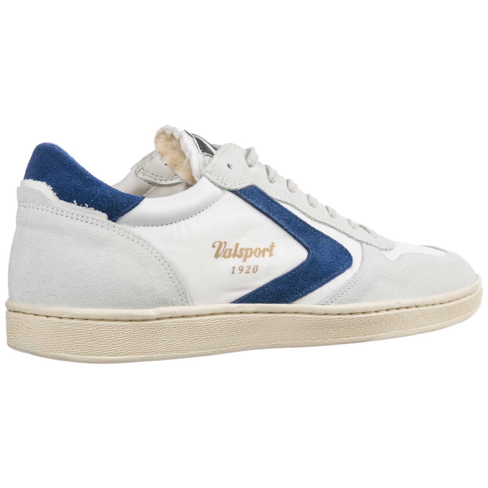 Valsport Valsport Shoes Suede Trainers Sneakers Davis - Bianco Royal ...
