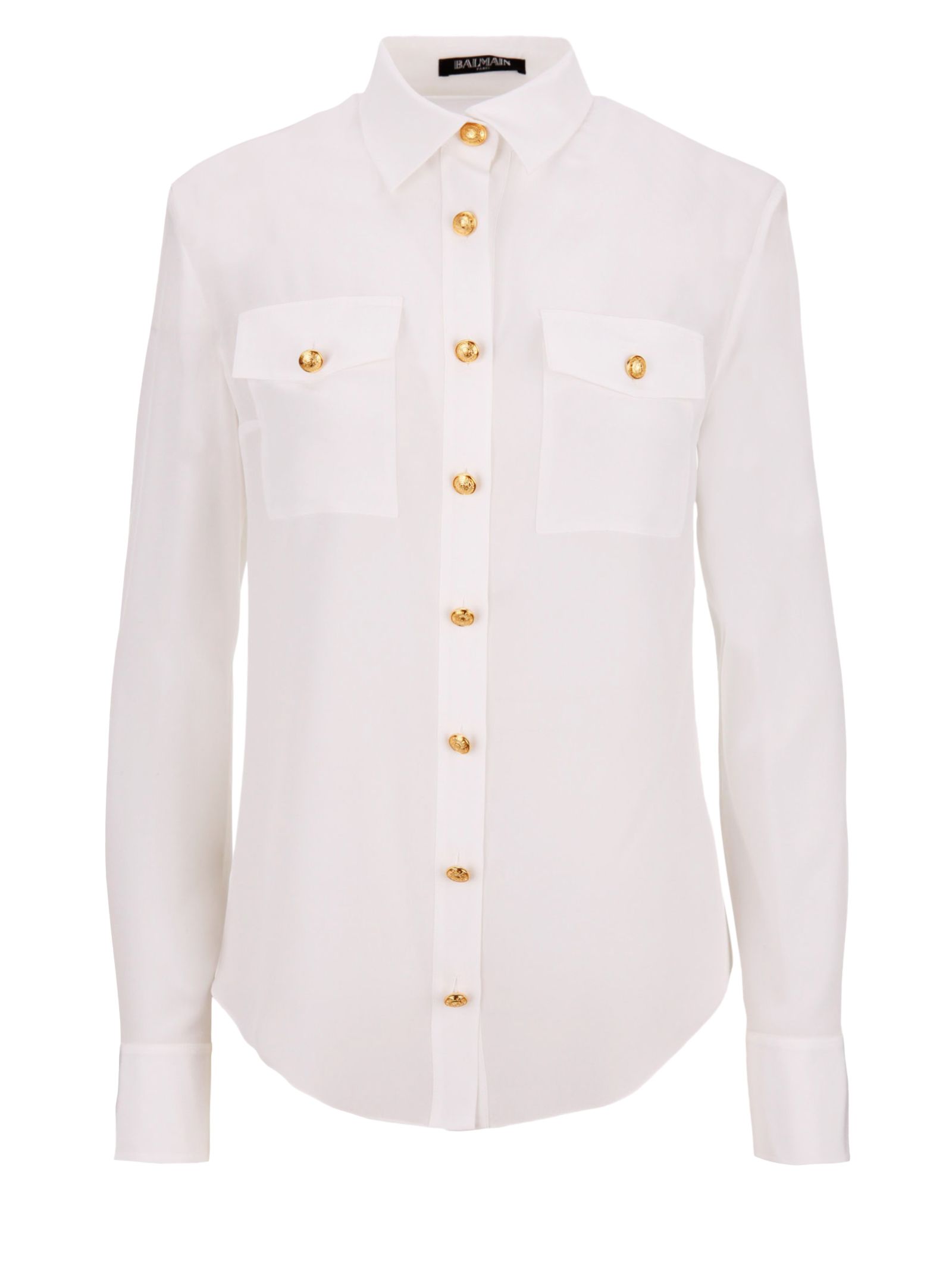 balmain shirt dress