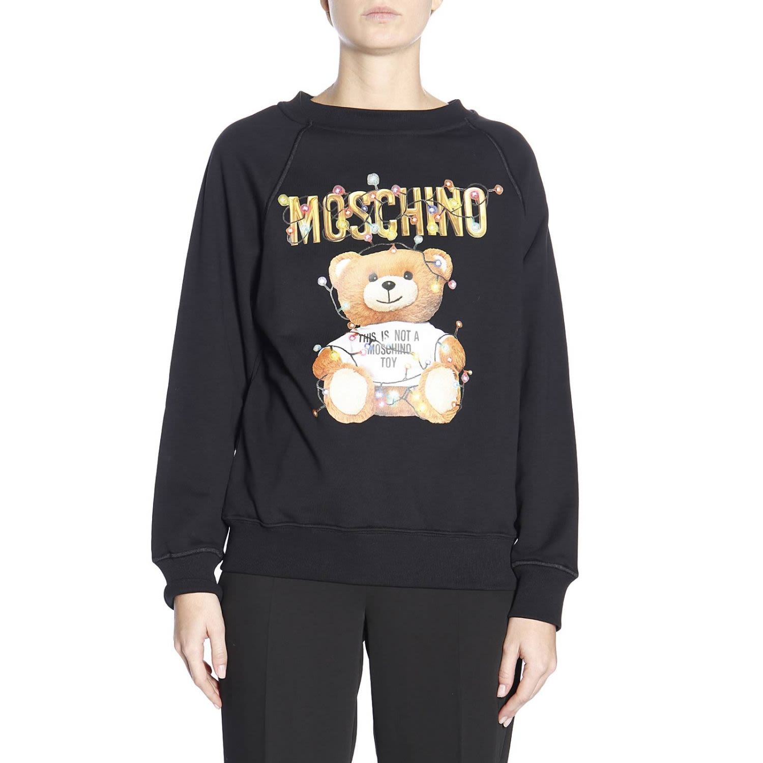 moschino sweat suit