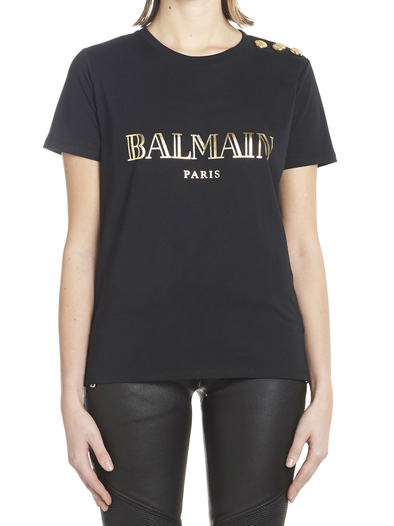 Balmain Balmain T shirt Black 10785685 Italist Balmain Balmain T shirt Black 10785685 Italist