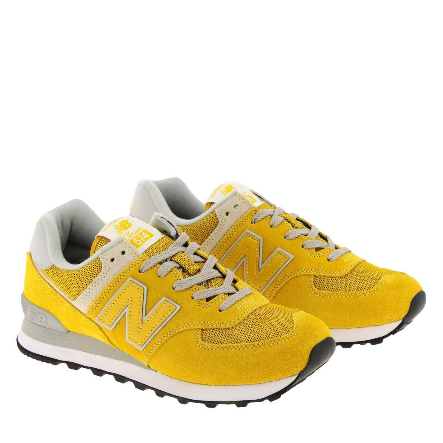 new balance yellow sneakers