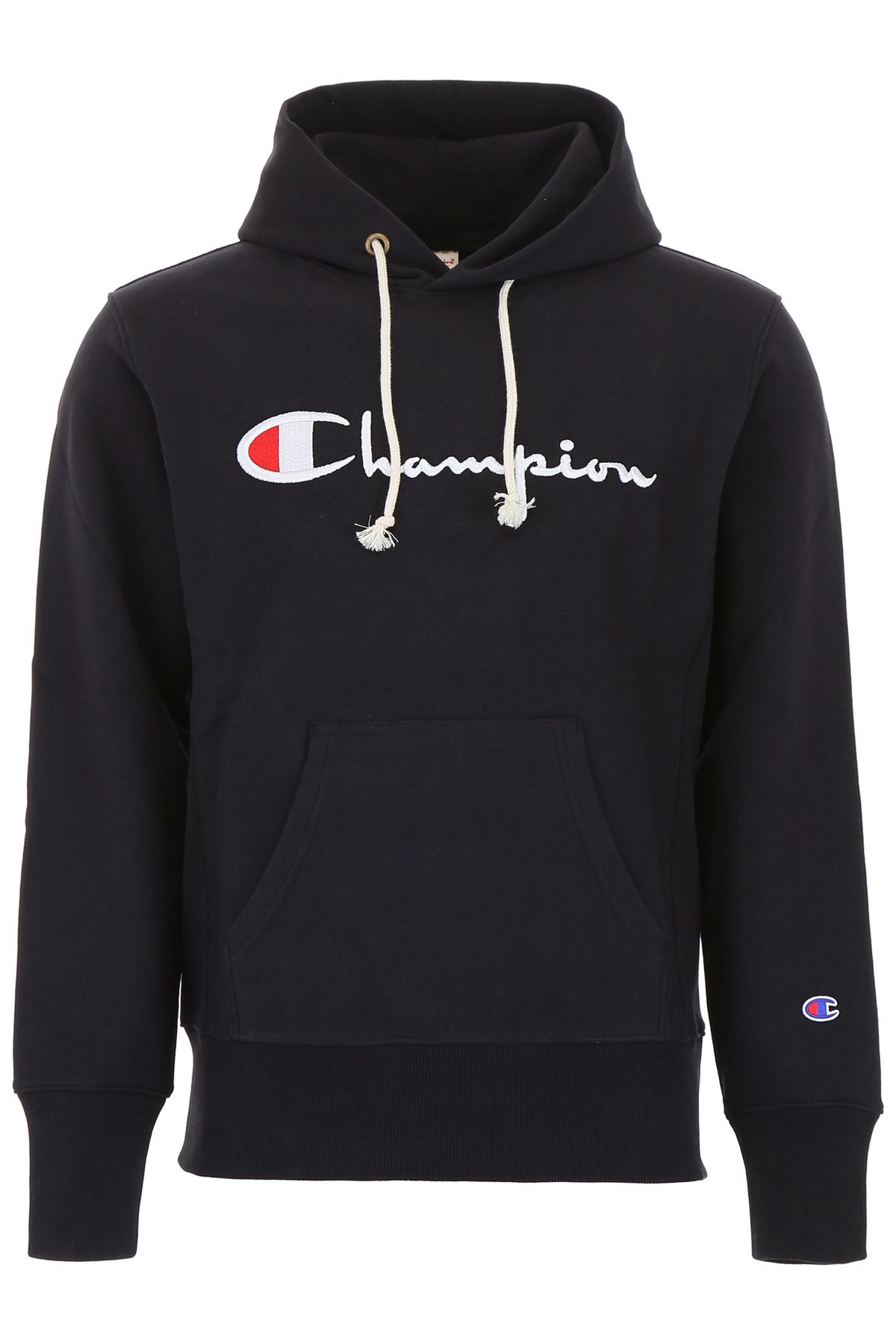 Champion Champion Large Logo Hoodie - NBK BLACK (Black) - 10922940 ...