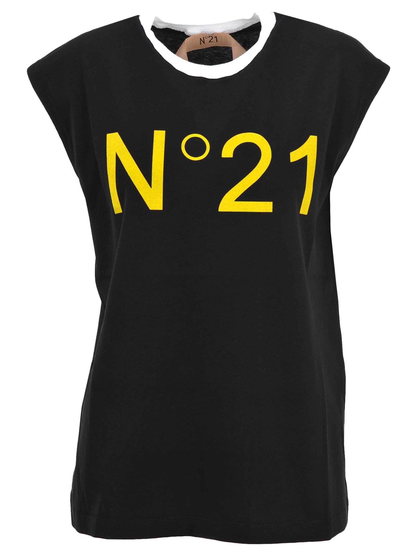 N.21 N21 Logo Print T-shirt - BLACK - 10967514 | italist