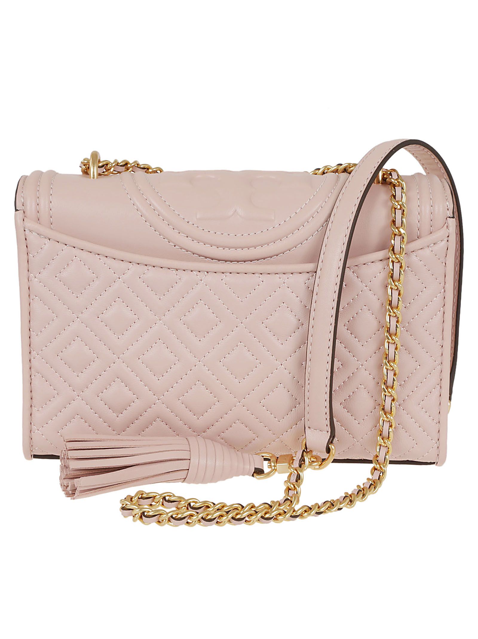 Tory Burch Tory Burch Fleming Small Quilted Shoulder Bag - Shell Pink ...