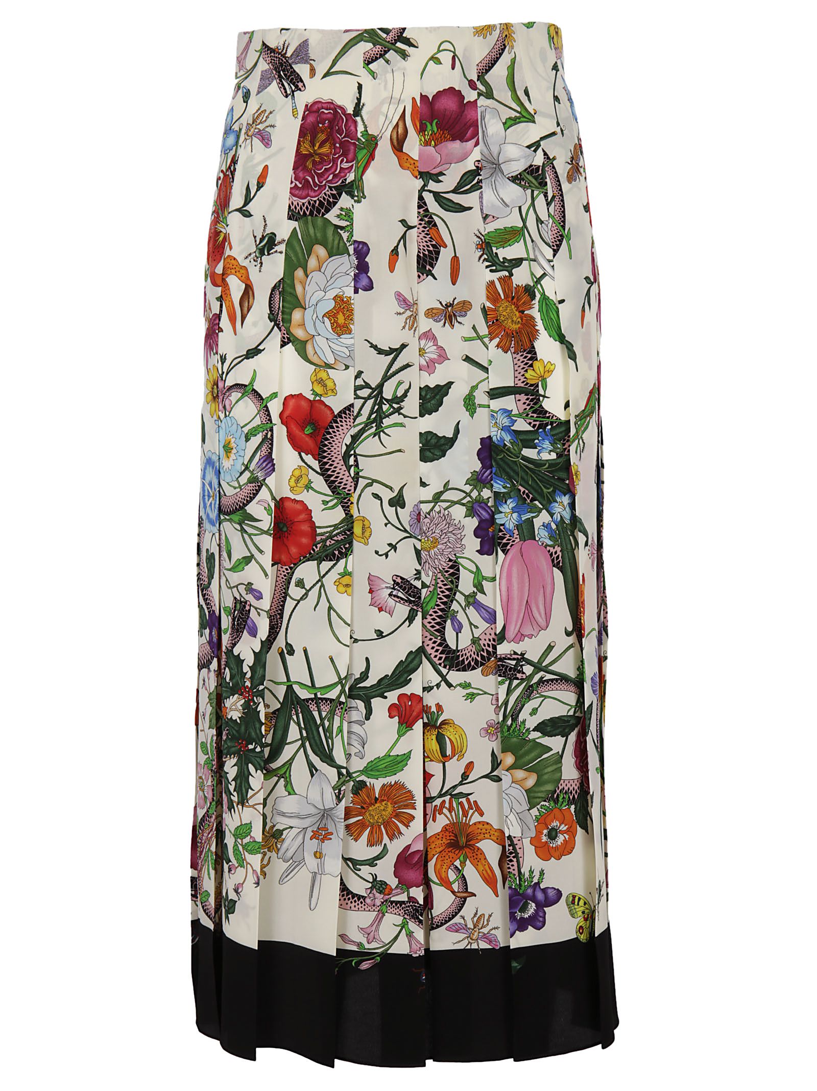 Gucci Gucci Floral Print Skirt - White/Multicolor - 5862082 | italist
