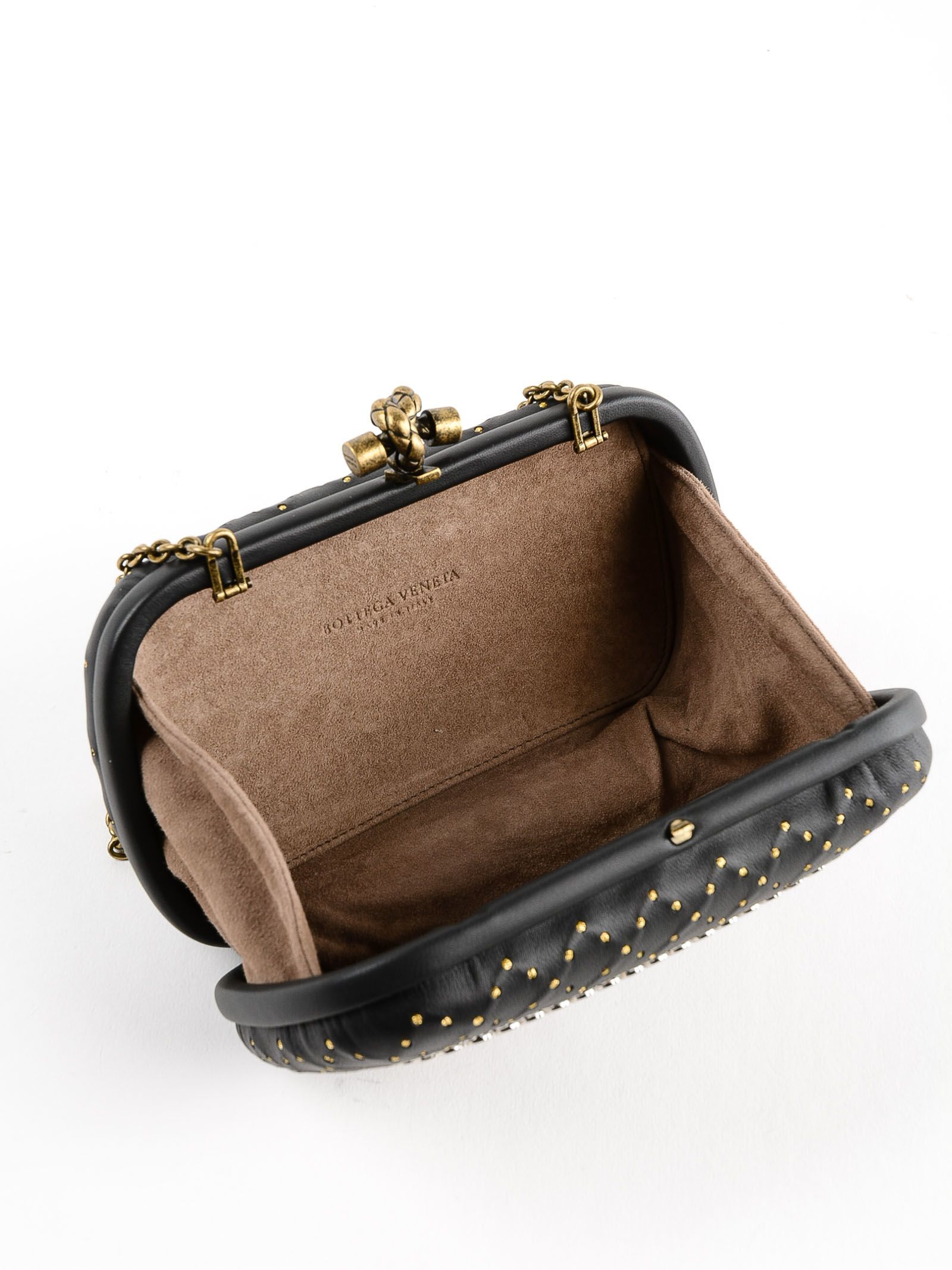 bottega veneta clutch with chain