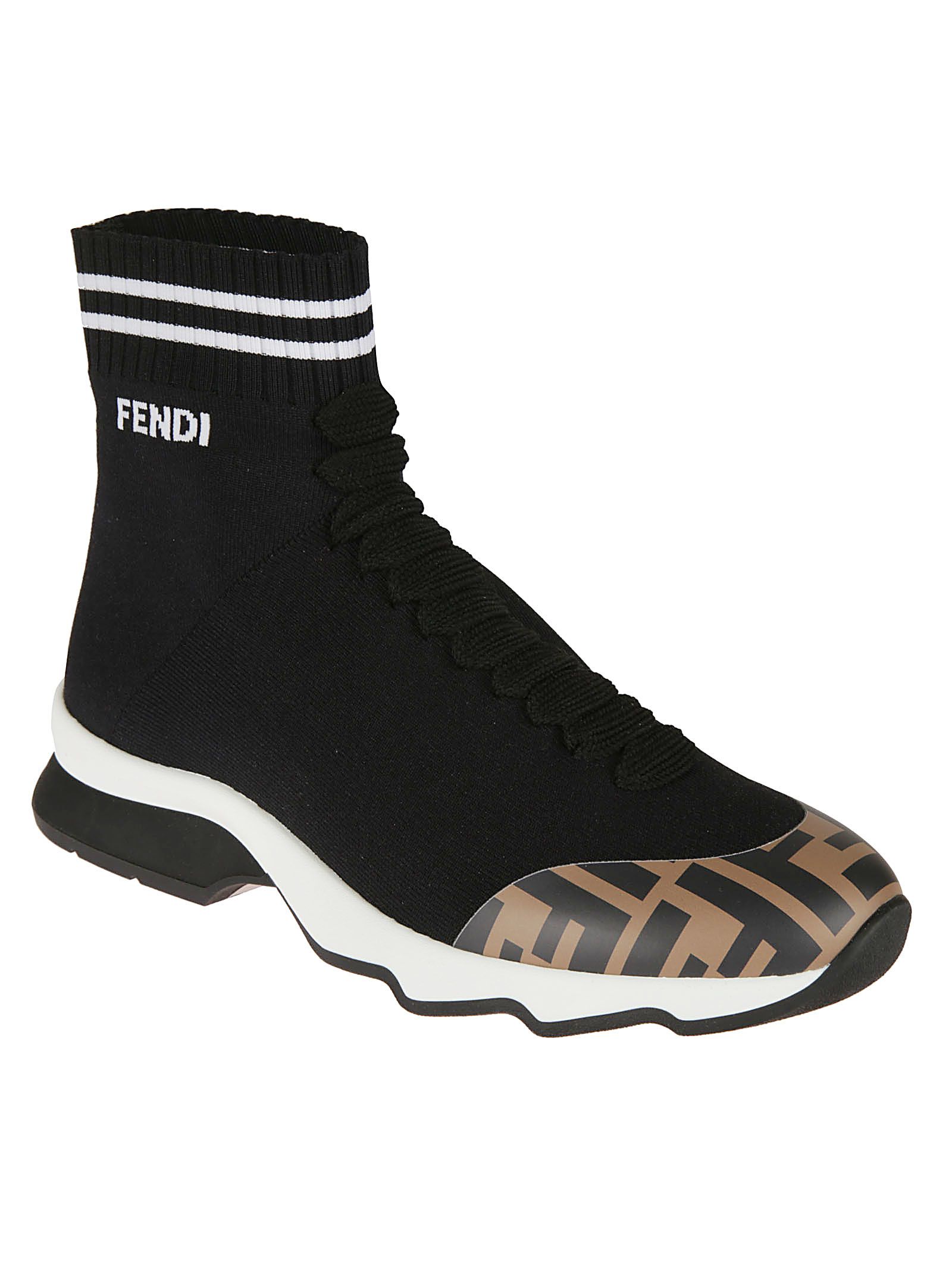 Fendi Fendi Sock Style Sneakers - Basic - 10854392 | italist