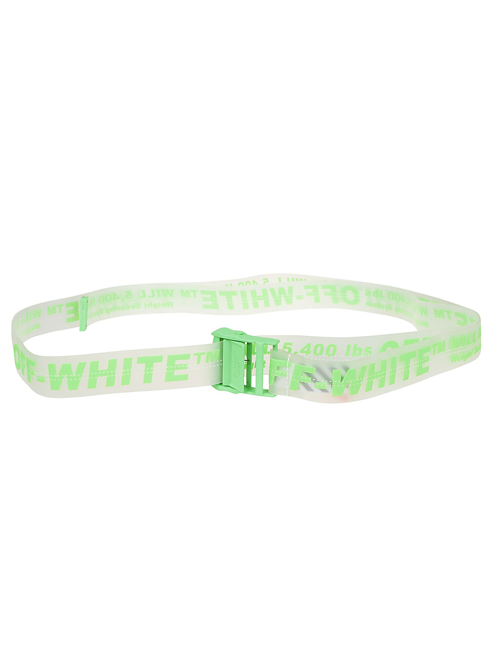 green off white belt