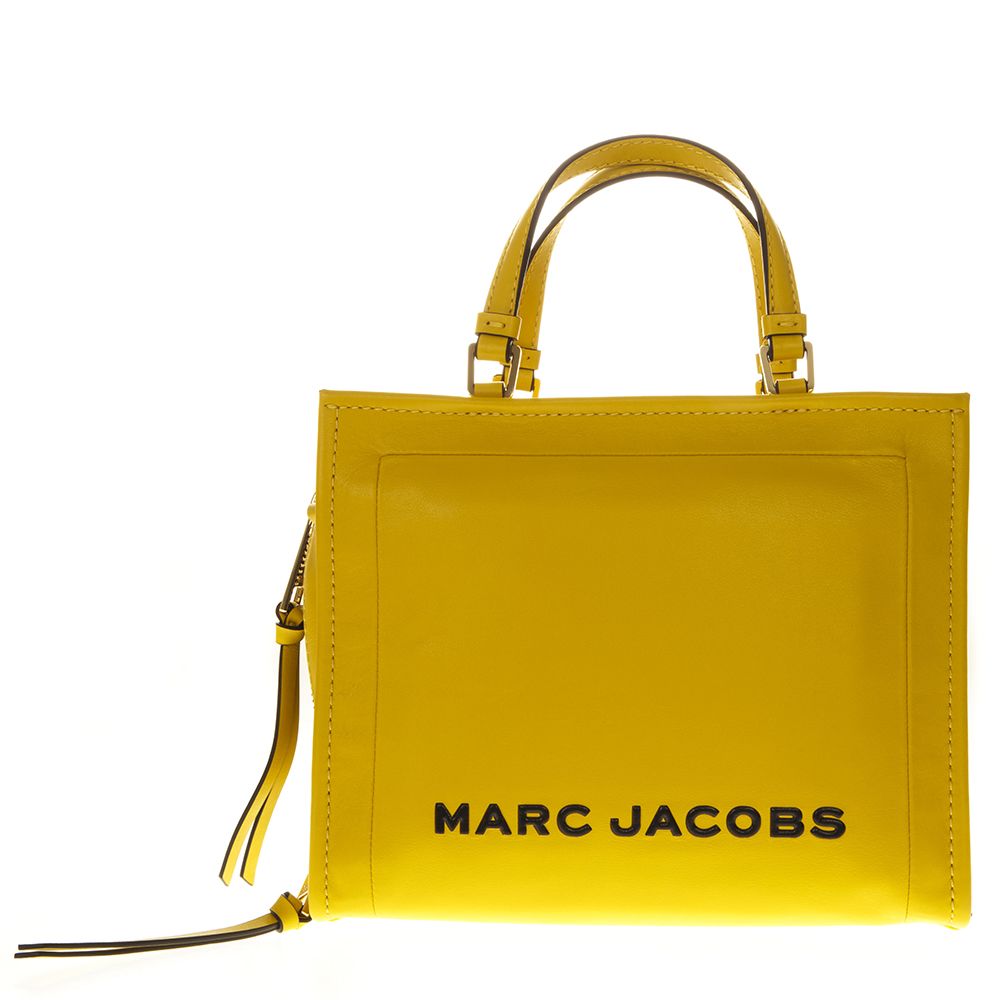 Marc Jacobs Marc Jacobs The Box Yellow Leather Bag - Yellow - 10802752 ...