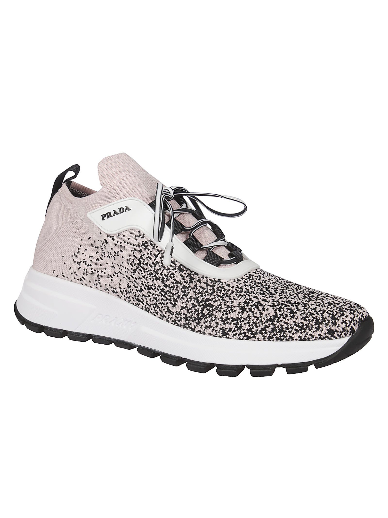 prada stretch knit sneakers